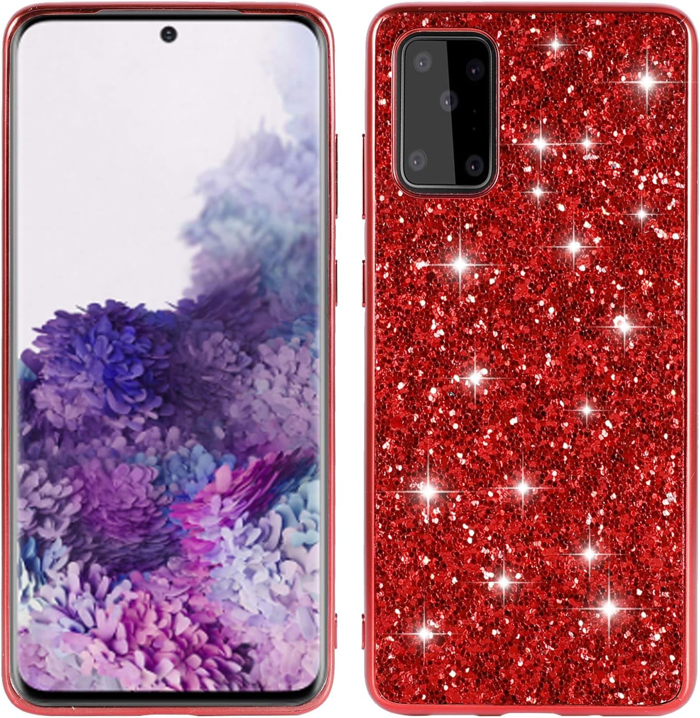 Case for Samsung A53 5G Uw,Galaxy A53 5G Slim Case, Glitter Bling Ultra Thin TPU Sparkle Full Cover for Girl Women,Phone Case Fit for Samsung Galaxy A53 -Rose Gold