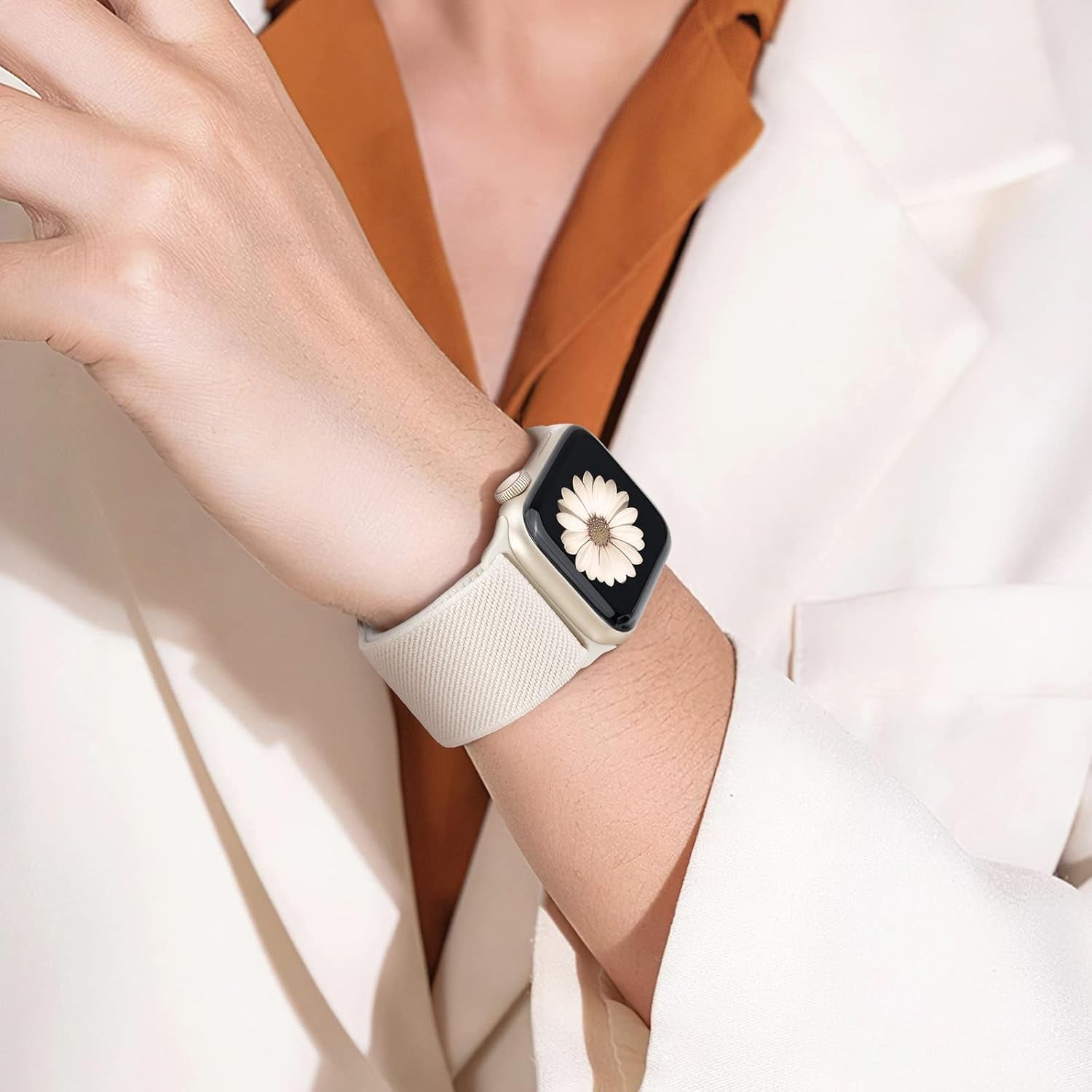 15 Pack Stretchy Sport Loop Compatible with Apple Watch Bands 40Mm 44Mm 41Mm 45Mm 38Mm 42Mm 49Mm Women Men,Elastic Nylon Replacement Straps Wristbands for Series Ultra SE 9 8 7 6 5 4 3 2 1