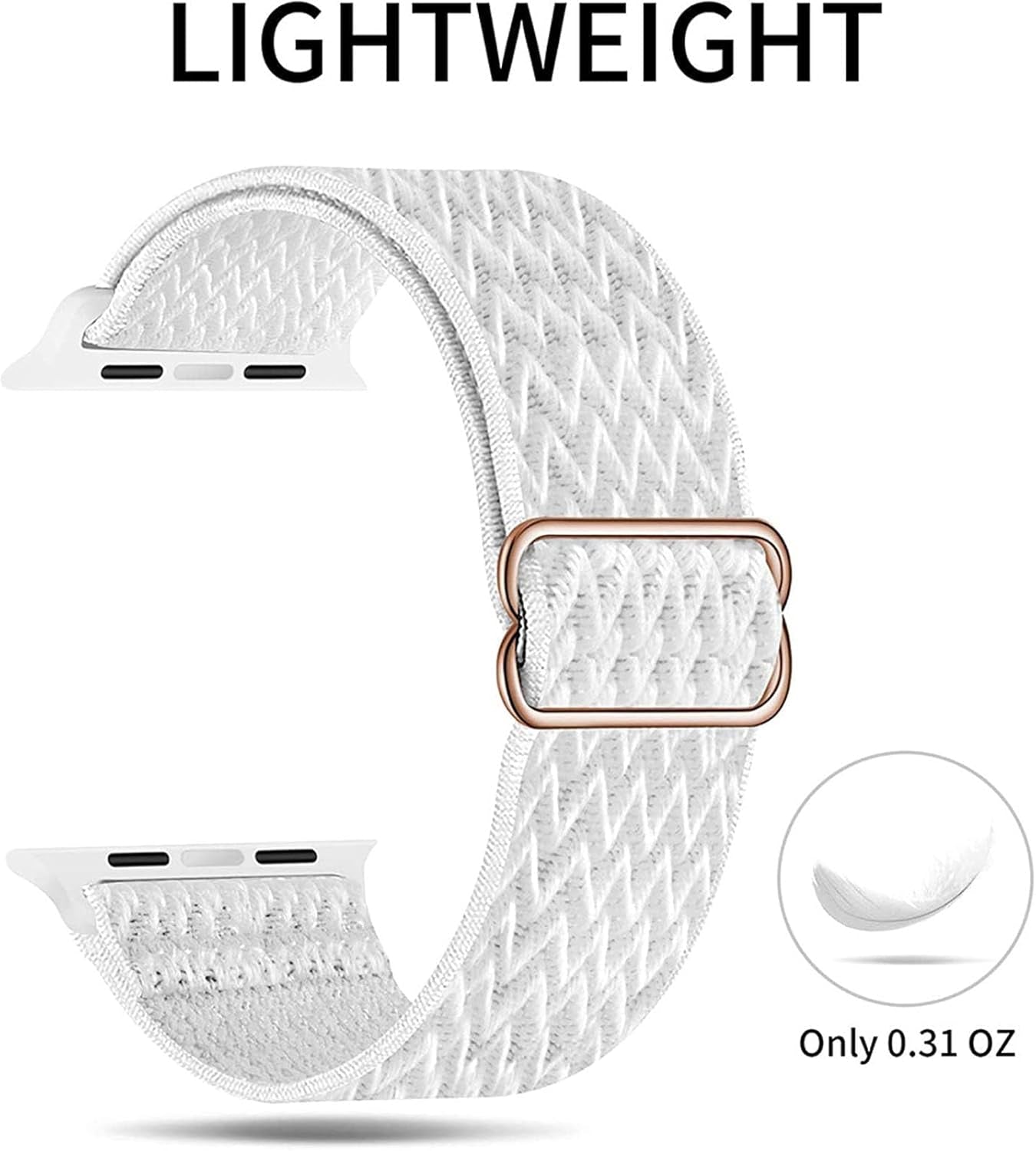 Brave Straps for Apple Watch Series 9-1 SE11, 38/40/41Mm, Lilac Adjustable Nylon Elastic Band