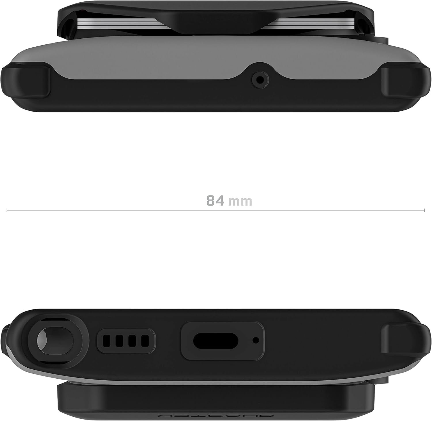 Ghostek EXEC Galaxy S22 plus Case Wallet Card Holder Works with Magnetic Car Vent Mounts Easily Detachable for Wireless Charging Phone Covers Designed for 2022 Samsung Galaxy S22+ 5G (6.6 Inch) (Gray)