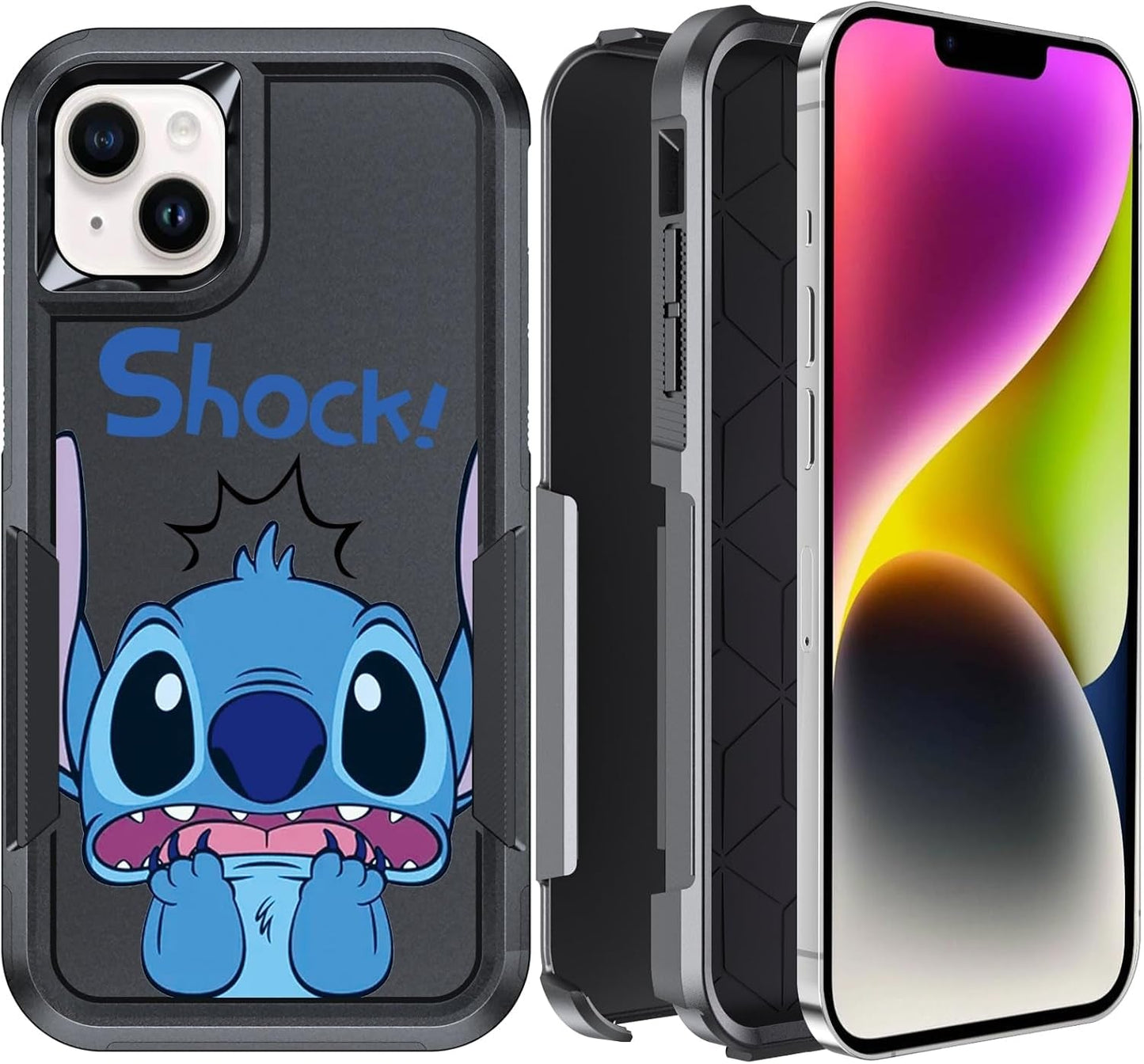 Heavy Duty Phone Case for Motorola Moto G Stylus 5G 2022 Case 6.8",Cartoon Anime Character Black Cover Full Body Rugged Shockproof Protective Funda for Women Men for Motorola G Stylus 5G 2022