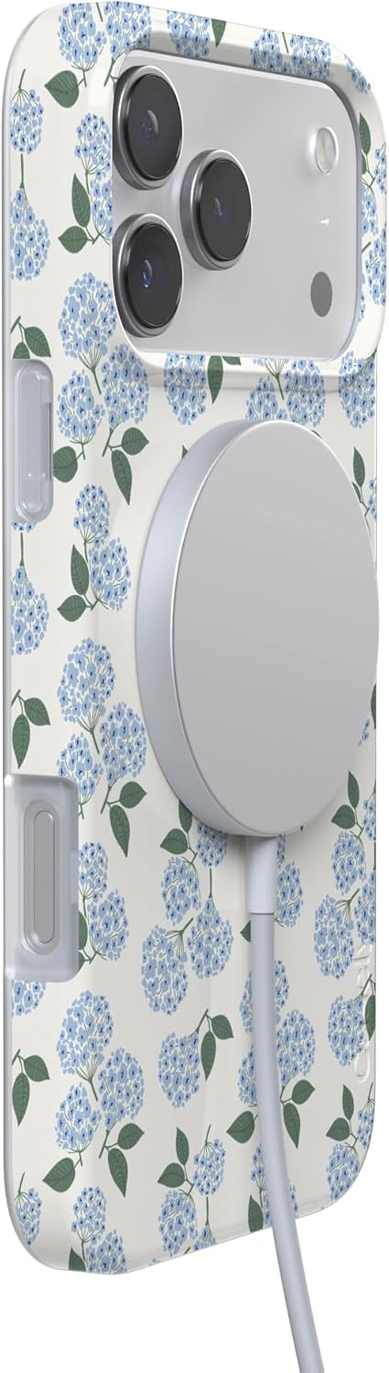 Casely Iphone 17 Pro Max Case | Nantucket Cottage | Blue Hydrangea | Compatible with Magsafe | Classic Ultra Slim Design
