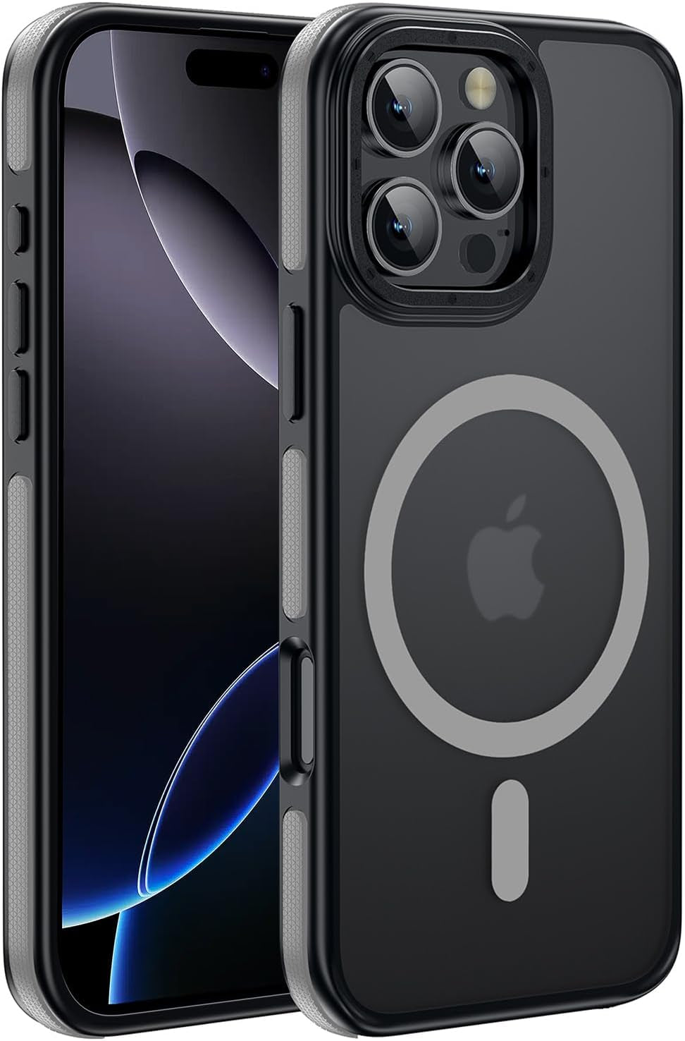 For Iphone 17 Pro Max Case with Camera Lens Protector[10Ft Military-Grade Protection] Compatible with Fit Magsafe Shockproof Slim Thin Cover Case for Iphone 17 Pro Max 6.9 Inch, Orange Bumper