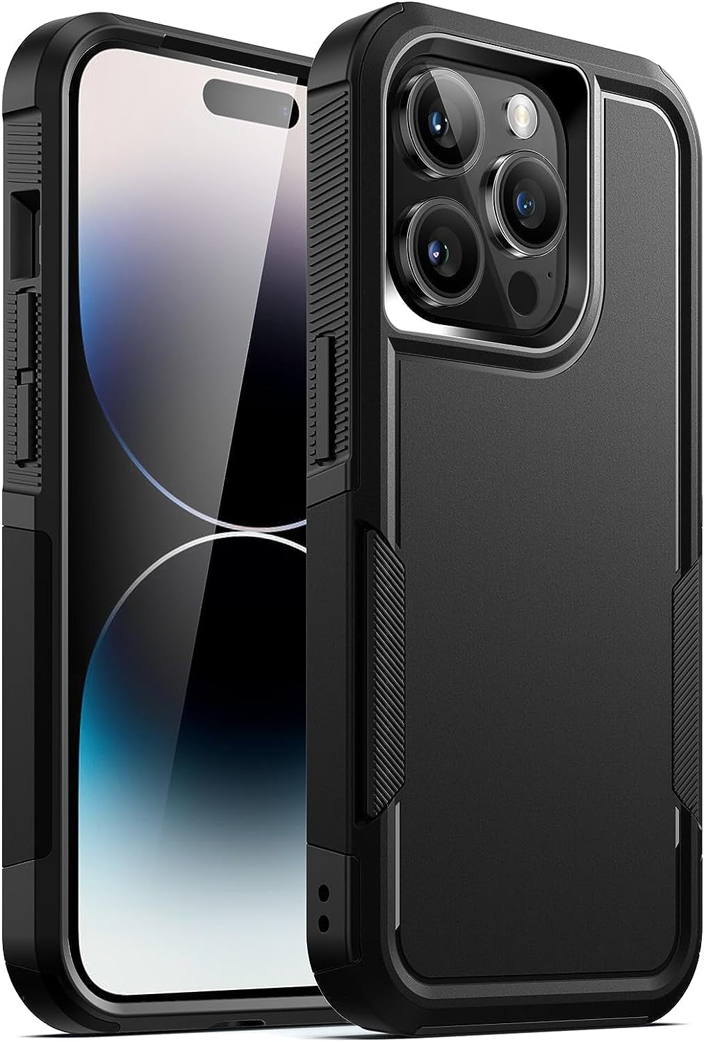 Jetech Case for Iphone 14 Pro Max 6.7-Inch, Heavy Duty Dual-Layer Rugged Protection, Shockproof Protective Tough Phone Cover with Matte Back (Deep Purple)  JETech   