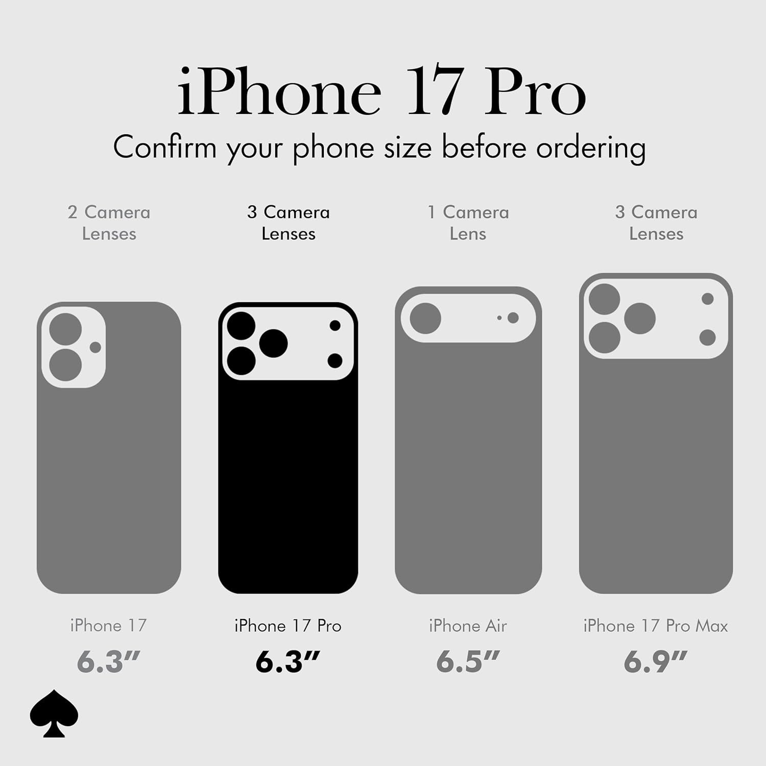 Kate Spade New York Iphone 17 Pro Case - Compatible with Magsafe - Designer Phone Case - Tortoise