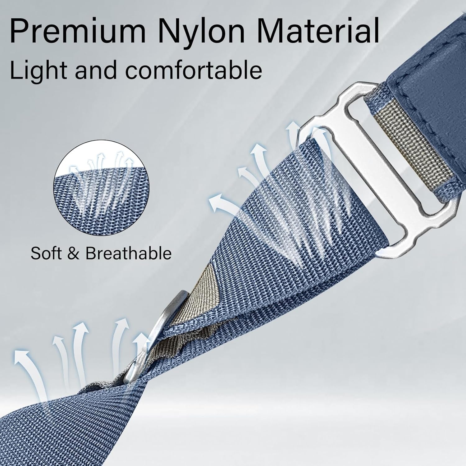 Alpine Loop Sport Band - Compatible with Apple Watch Ultra 2 / Ultra Band 49Mm 45Mm 44Mm 42Mm Men Women, Breathable Nylon Strap Adjustable with G-Hook Strap for Iwatch Ultra Series SE 9/8/7/6/5/4