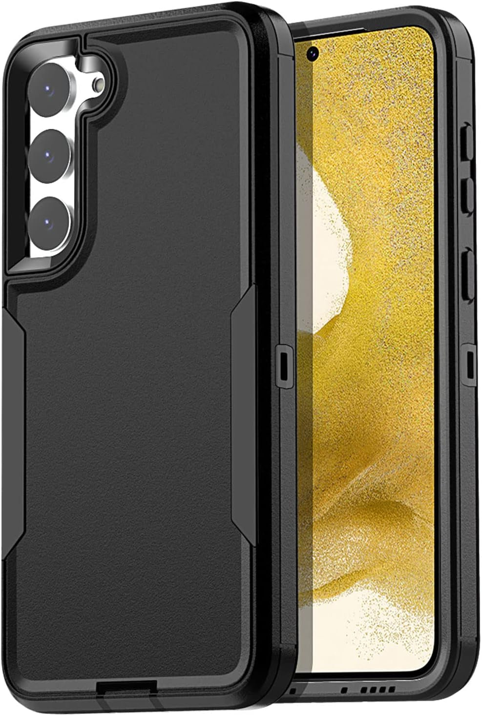 Aicase Case for Samsung Galaxy S22 Plus,Support Magnetic Car Mount Heavy Duty 2-Layer Pocket-Friendly Durable Military Grade Protection Shockproof/Drop Proof Protective Cover for S22 Plus_3