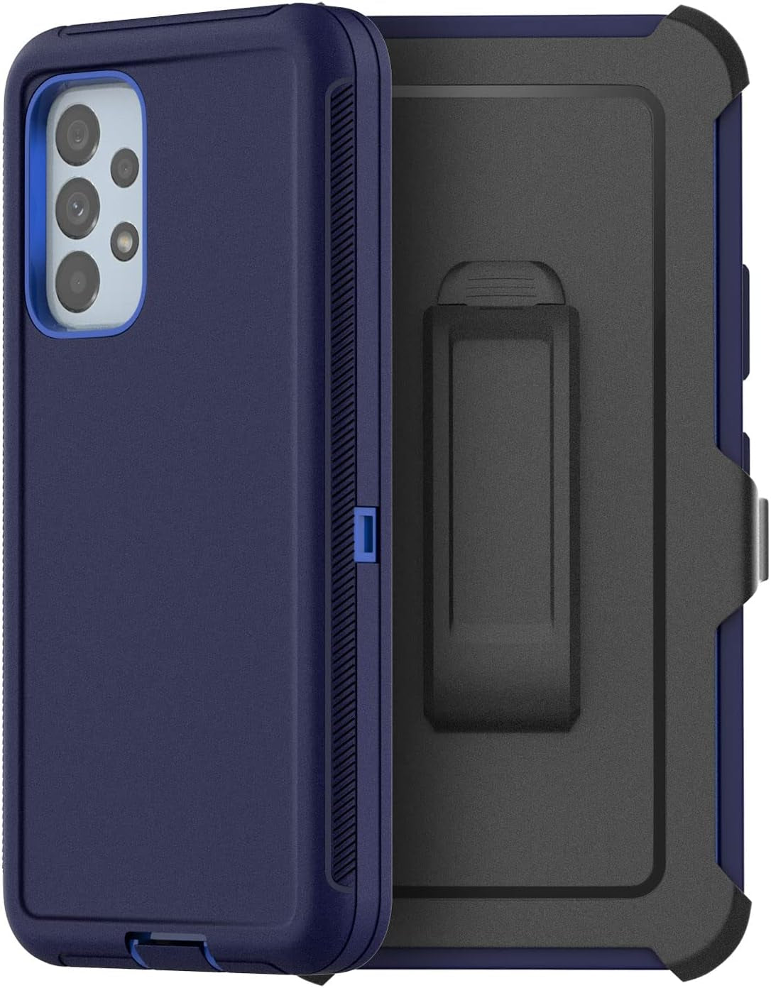 Aicase for Galaxy A53 5G Case, Heavy Duty Drop Protection Full Body Rugged Shockproof/Dust Proof Military Protective Tough Durable Phone Cover for Samsung Galaxy A53 5G (Black/Belt Clip)