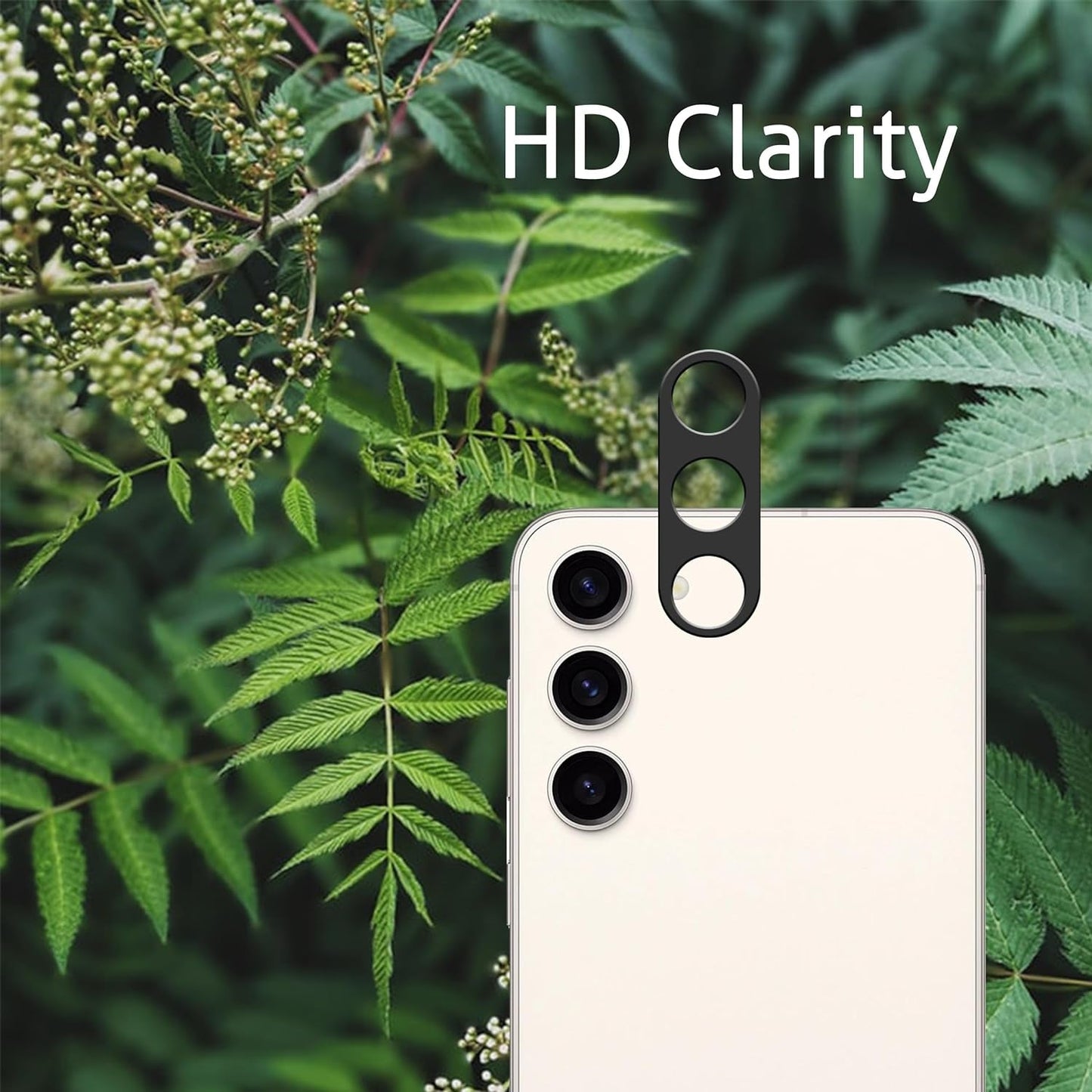 Ailun Glass Screen Protector for Galaxy S24 3 Pack + 3 Pack Camera Lens Tempered Glass Fingerprint Unlock Compatible 0.25Mm Anti-Scratch Case Friendly Clear - HD