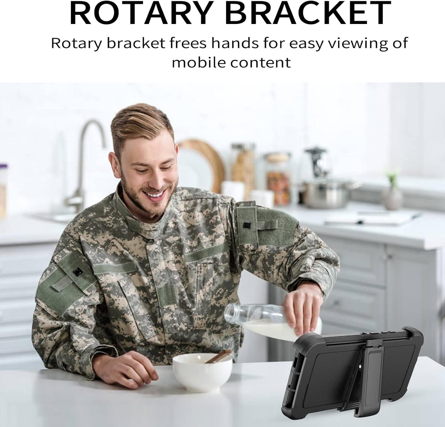 For Galaxy S22 plus Case with Belt-Clip Holster, Rugged Shockproof Military Grade Bumper Phone Cover Armor Heavy Duty for Samsung Galaxy S22 plus (Camouflage)