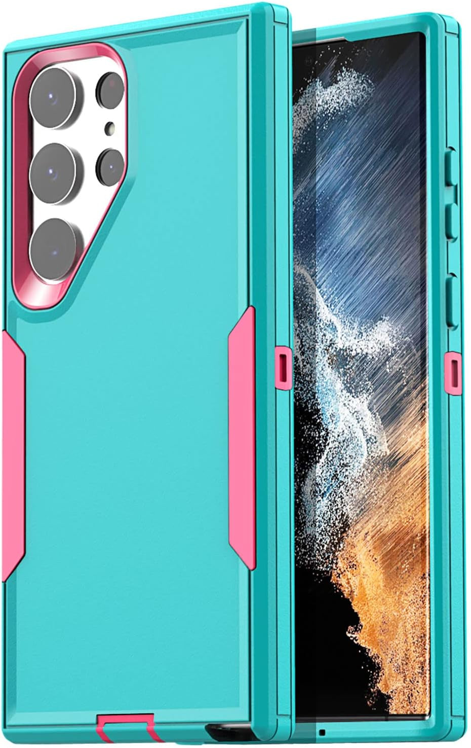 Aicase Case for Samsung Galaxy S22 Plus,Support Magnetic Car Mount Heavy Duty 2-Layer Pocket-Friendly Durable Military Grade Protection Shockproof/Drop Proof Protective Cover for S22 Plus_3