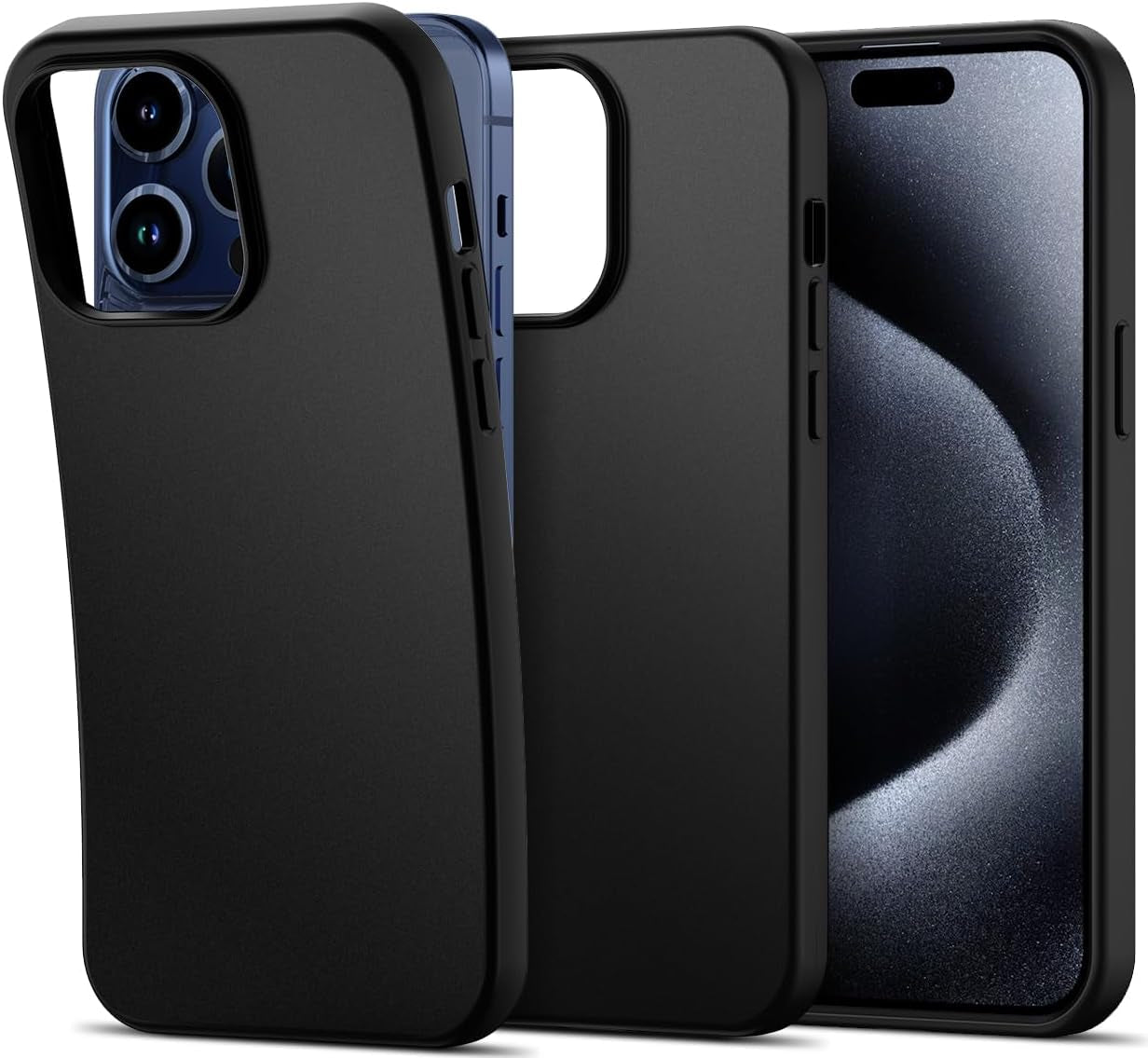 Aeska Clear Case for Iphone 15 Pro Ultra [Slim Thin] Flexible Scratch Resistant Transparent TPU Shockproof Gel Rubber Soft Silicone Protective Phone Case Cover for Iphone 15 Pro 6.1'' (Clear)  Aeska   