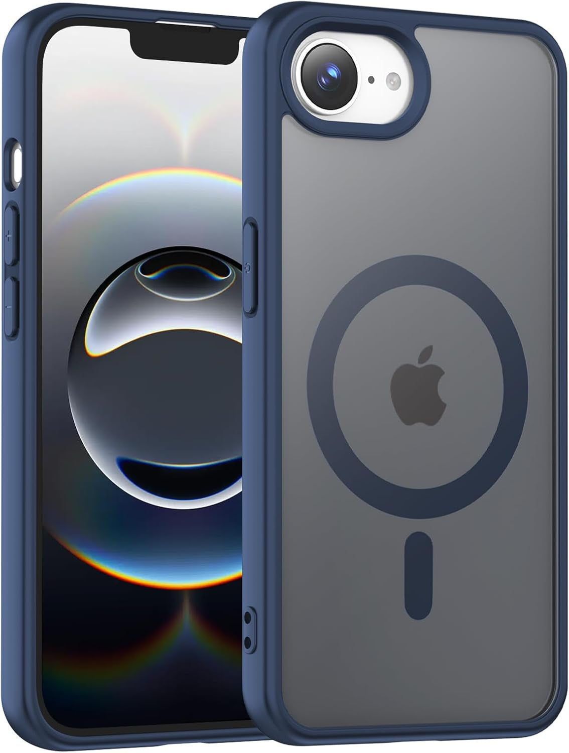 Temdan for Iphone 17 Pro Max Case Clear with Screen Protector, Compatible with Magsafe, Anti-Yellowing, Military-Grade Protection, Shockproof Slim Magnetic Phone Case Cover, Transparent