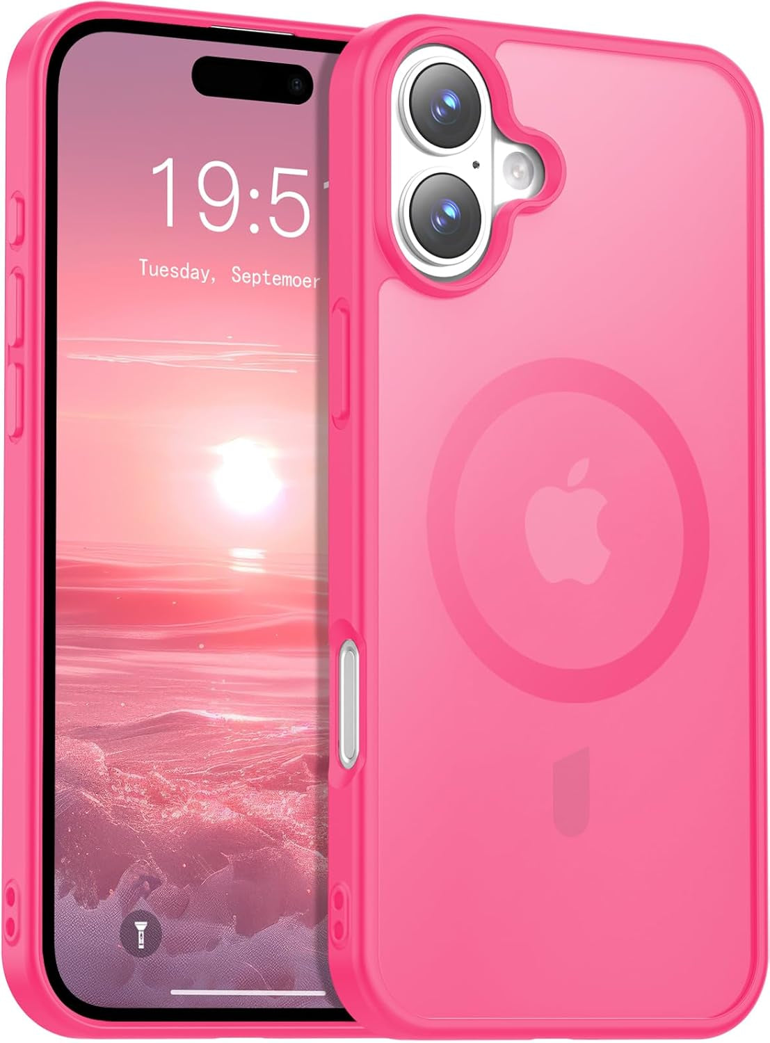 Temdan for Iphone 17 Pro Max Case Clear with Screen Protector, Compatible with Magsafe, Anti-Yellowing, Military-Grade Protection, Shockproof Slim Magnetic Phone Case Cover, Transparent