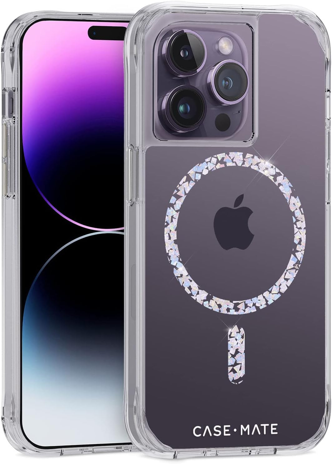 Case-Mate Iphone 15 Pro Case - Soap Bubble [12Ft Drop Protection] [Compatible with Magsafe] Magnetic Cover with Iridescent Swirl Effect for Iphone 15 Pro 6.1", Slim, Shockproof, Anti-Scratch Tech  Case-Mate   