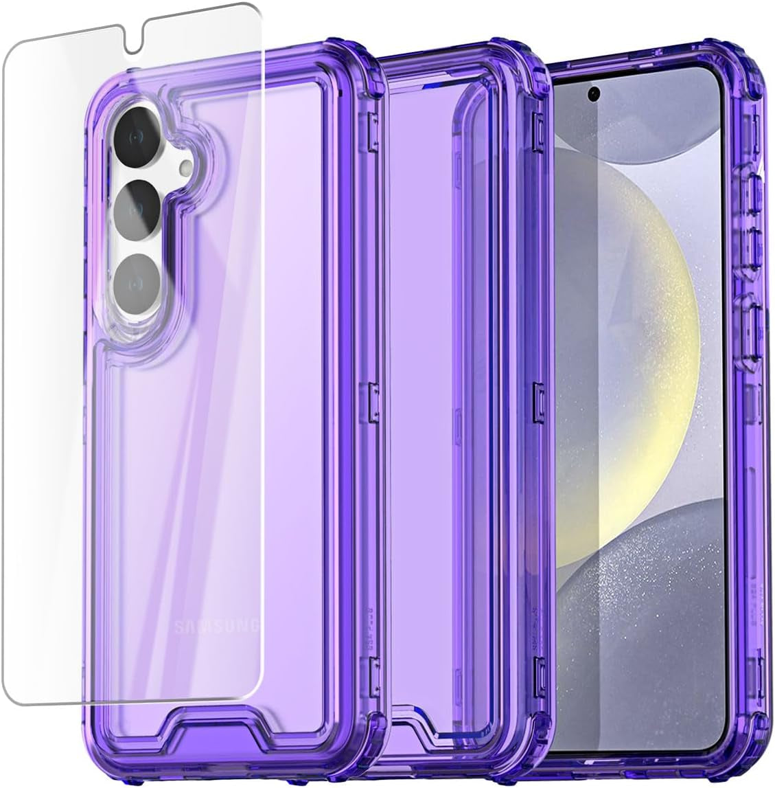 Aicase for Samsung Galaxy S24 Case,Heavy Duty 2-Layer Pocket-Friendly Durable Military Grade Protection Shockproof/Drop Proof Protective Cover for Samsung Galaxy S24 5G 6.1" 2024_9