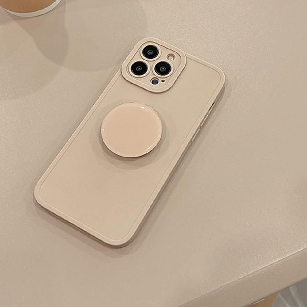 MUYEFW Case for Iphone 15 Pro Case Silicone Women with Ring Stand Holder Kickstand, Girl Cute Gel Rubber Protective Phone Case Cover (Green)  MUYEFW   