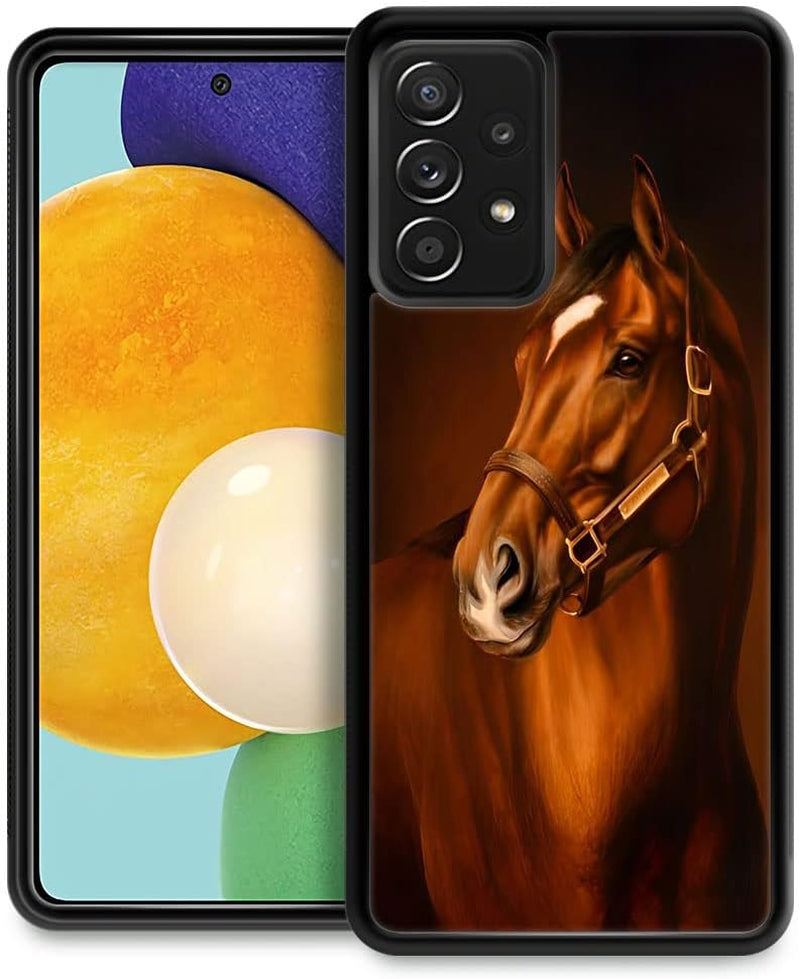 Compatible with Samsung Galaxy A53 5G Case,Christian Positive Quotation Horse Slim Soft Shockproof for Women Girls Boys Protective Cover for Samsung Galaxy A53 5G