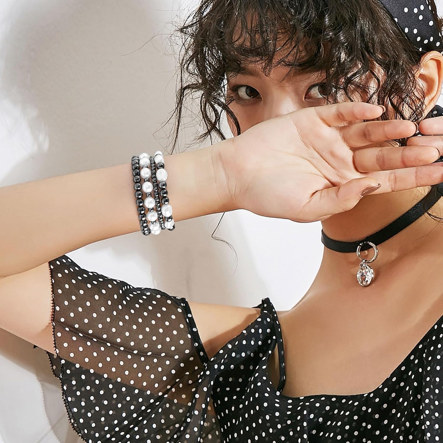 AIRSPO Gold Beaded Bracelets Compatible for Apple Watch Band 38Mm 40Mm 41Mm 42Mm 44Mm 45Mm Women, Fashion Handmade Dressy Iphone Watch Bands Elastic Strap for Iwatch Series SE 8 7 6 5 4 3 2 1