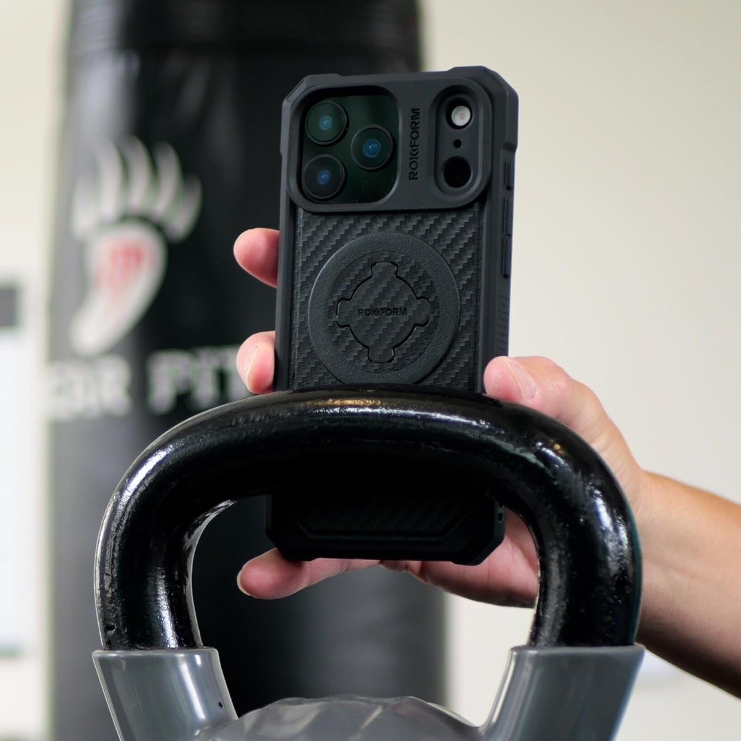 Rokform Rugged Case Compatible with Iphone 17 Pro Max, Magnetic Cover (Black)