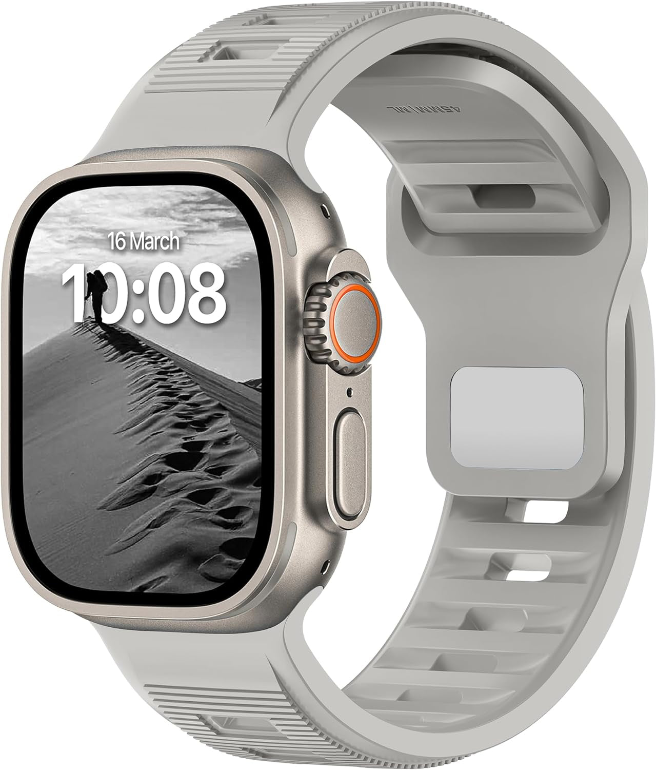 DONEGANI MC1 Sport Band Compatible with Apple Watch Bands Ultra Se 49Mm 45Mm 44Mm 42Mm 41Mm 40Mm 38Mm Men Women Series 9 8 7 6 5 4 3 2 1 Iwatch Strap Silicone Green Christmas