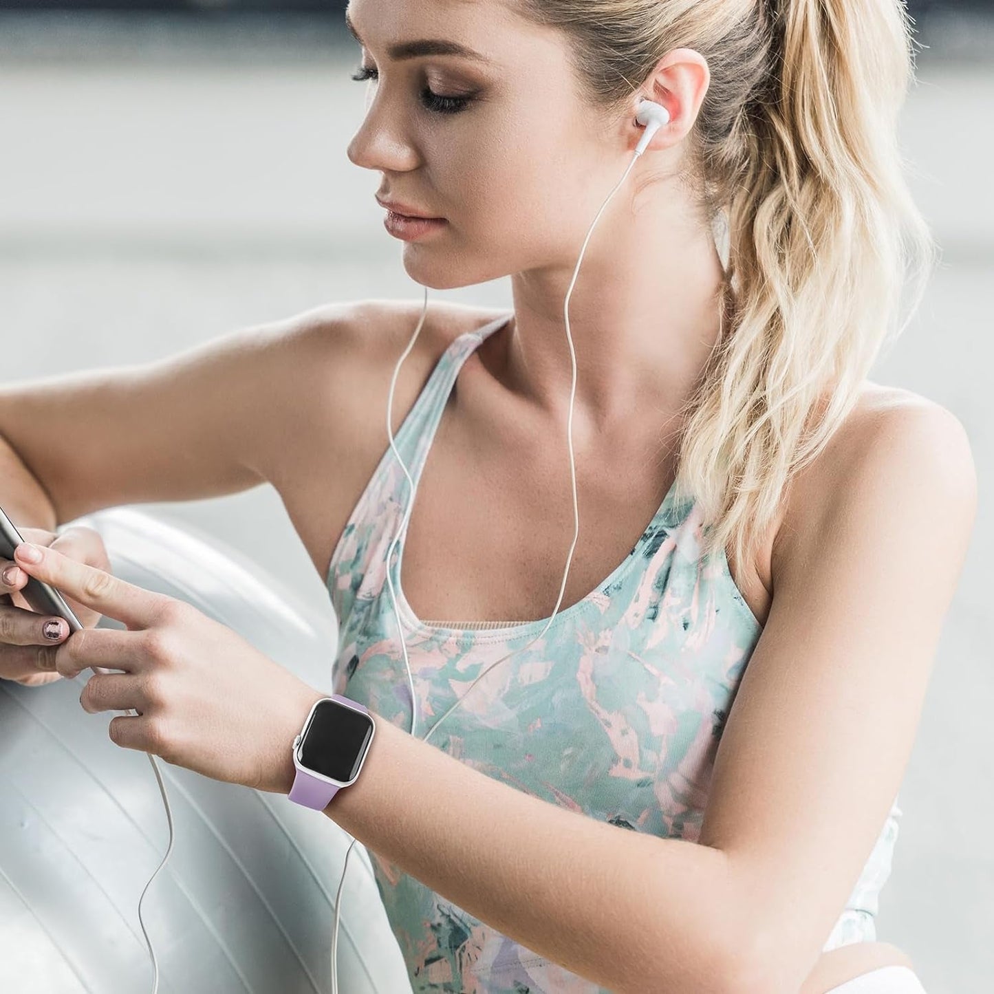 Acrbiutu 6 Pack Bands Compatible with Apple Watch 38Mm 40Mm 41Mm 42Mm 44Mm 45Mm 49Mm, Soft Replacement Silicone Sport Strap Wristbands for Iwatch Series Ultra/Ultra 2 9/8/7/6/5/4/3/2/1 SE Women Men