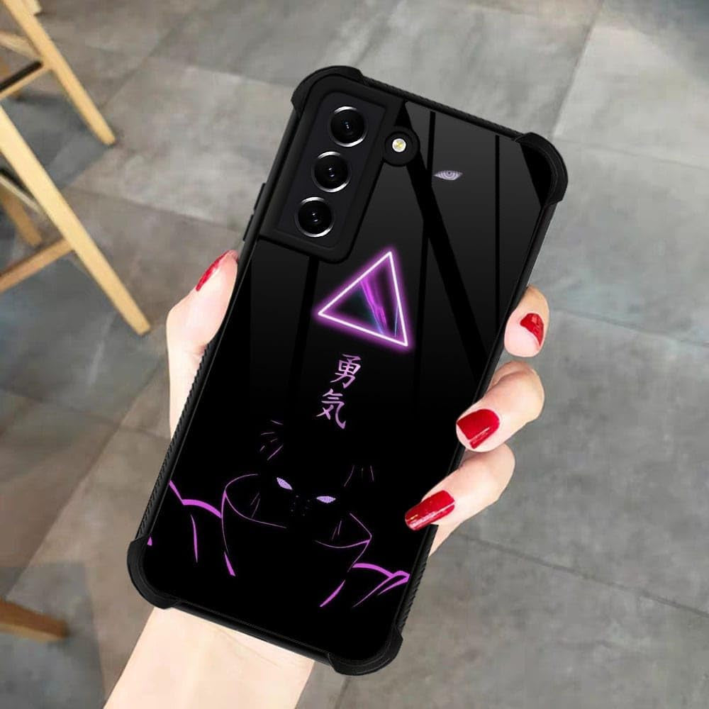 Compatible with Samsung Galaxy S22 plus (6.6 Inch) Case,Logo of Courage Anime Pattern Design Shockproof Non-Slip Case for Apple Samsung Galaxy S22 Plus