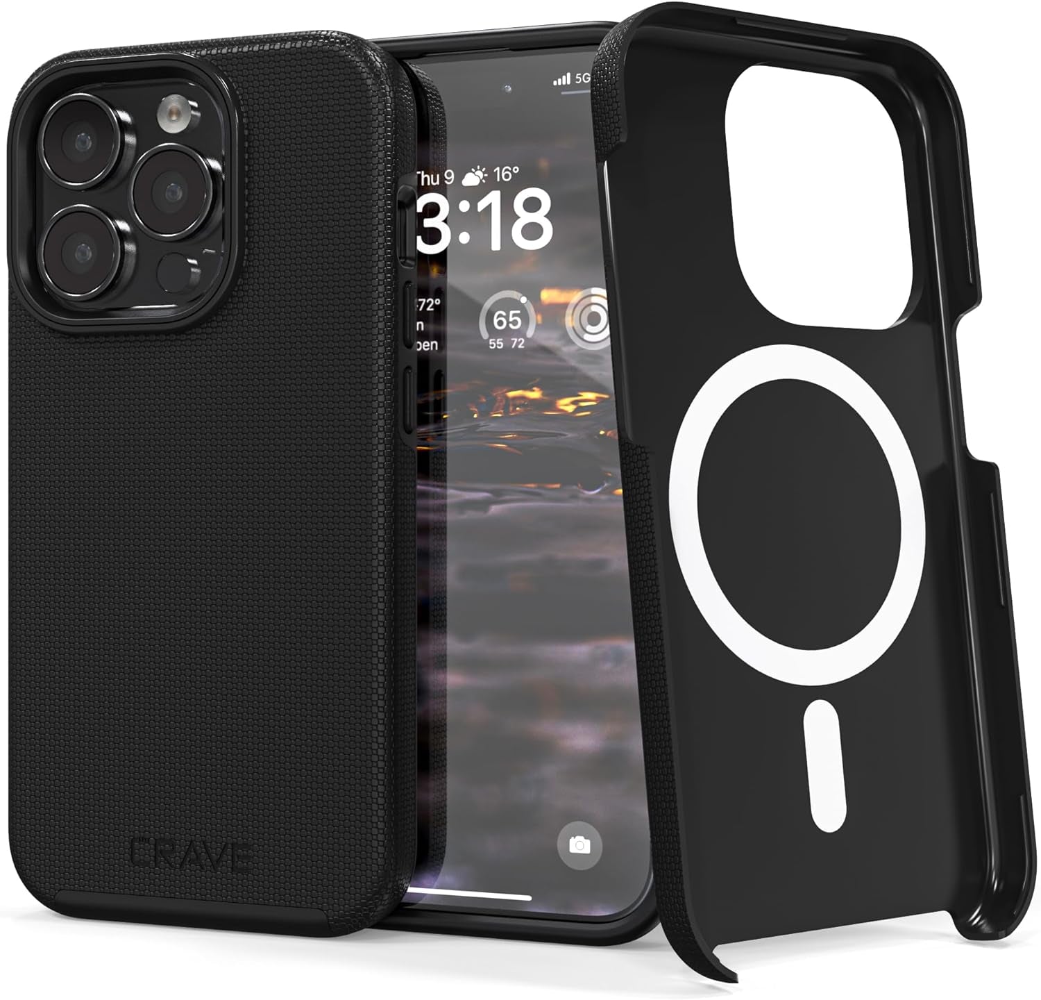 Crave Dual Guard for Iphone 15 Pro Case, Compatible with Magsafe Shockproof Protection Dual Layer Case for Apple Iphone 15 Pro (6.1") - Forest Green  Crave   