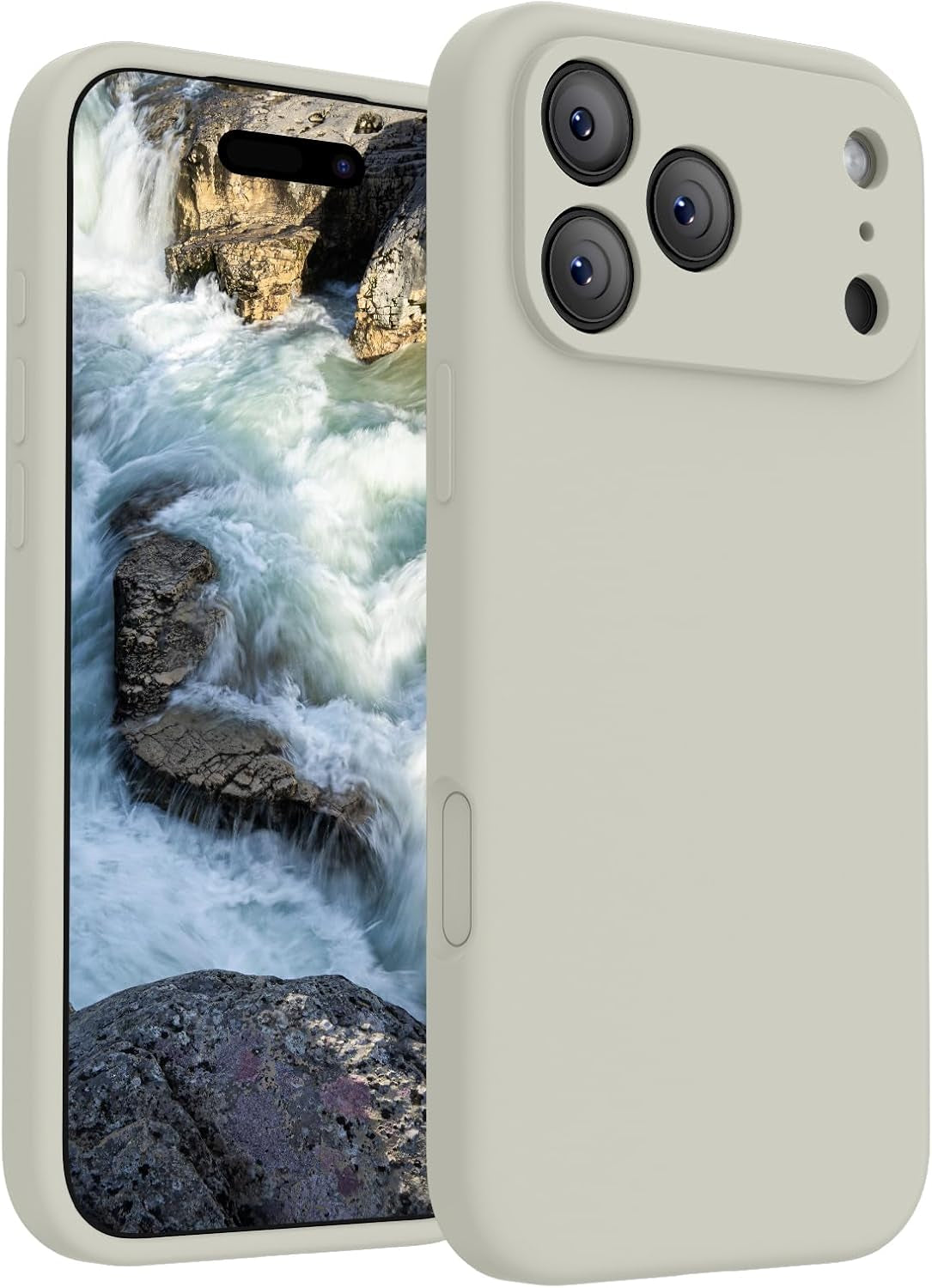 Firenova Magnetic for Iphone 17 Pro Case, Compatible with Magsafe, [Integrated Silicone Camera Control Button] [Camera Protection] Anti-Scratch Microfiber Lining Phone Case, 6.3", Black