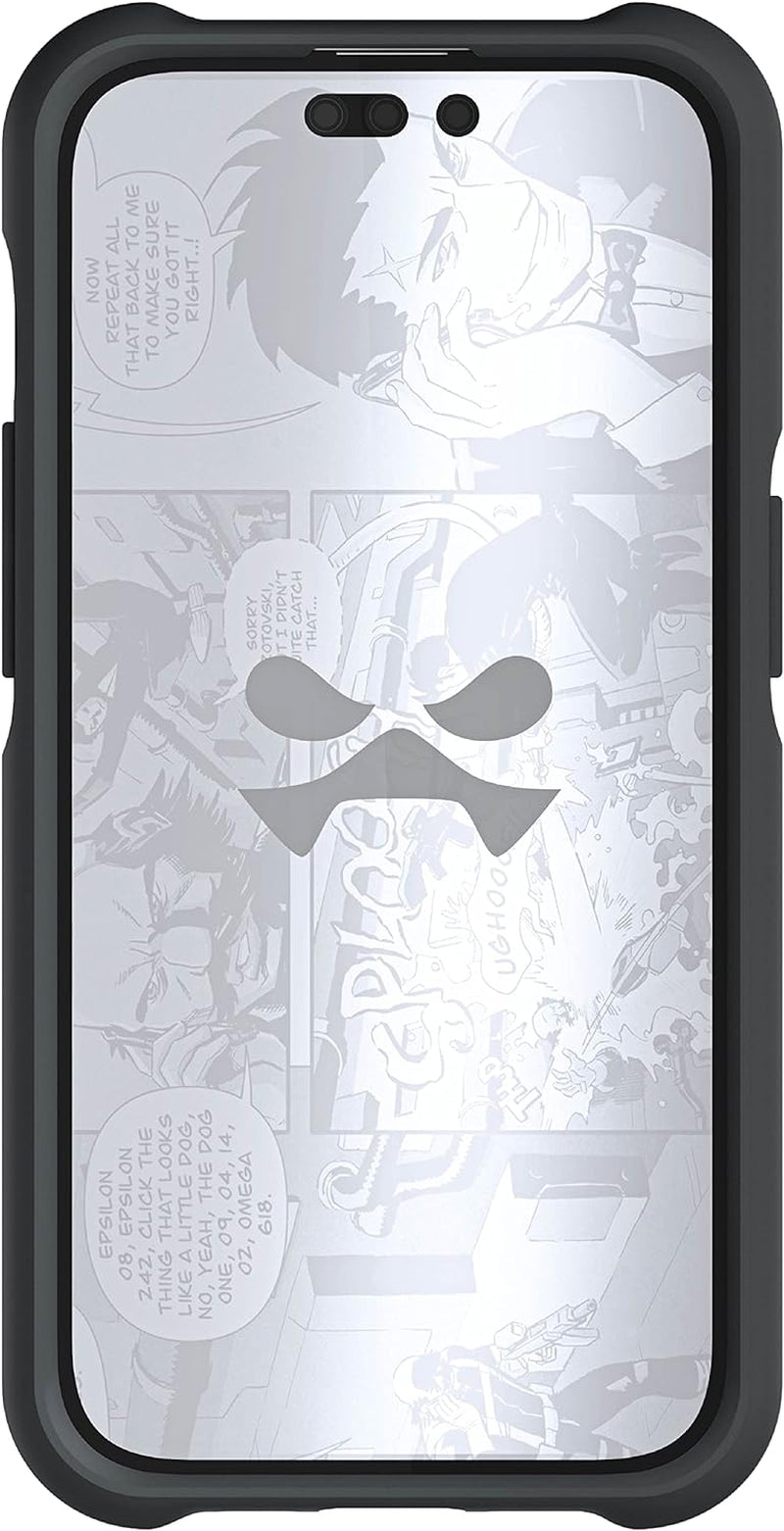 Ghostek Covert Clear Iphone 14 Case - Shockproof Silicone, Compatible with Apple Magsafe Accessories, Slim Protective Phone Cover (6.1 Inch, Black)  Ghostek   