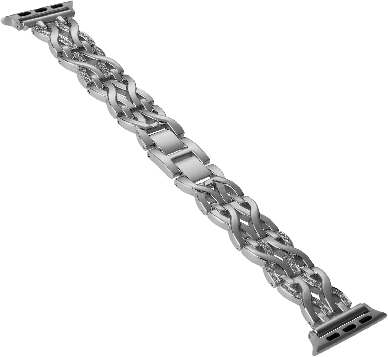 Bling Crystal Metal Bands Compatible with Apple Watch Band 38Mm 40Mm 41Mm 42Mm 44Mm 45Mm 49Mm, Dressy X-Link Strap Jewelry Bracelet for Iwatch Series 9 8 7 6 5 4 3 2 1 SE Ultra