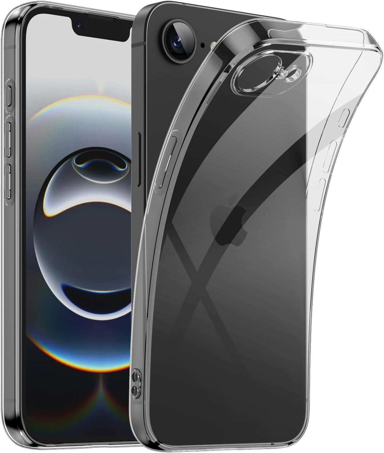 Shamo'S Clear TPU Case for Iphone 17 Pro Max – with Camera Protection, Ultra Slim, Shockproof, Anti-Yellowing, Scratch-Resistant, Wireless Charging Compatible, Enhanced Grip (For Iphone 17 Pro Max)