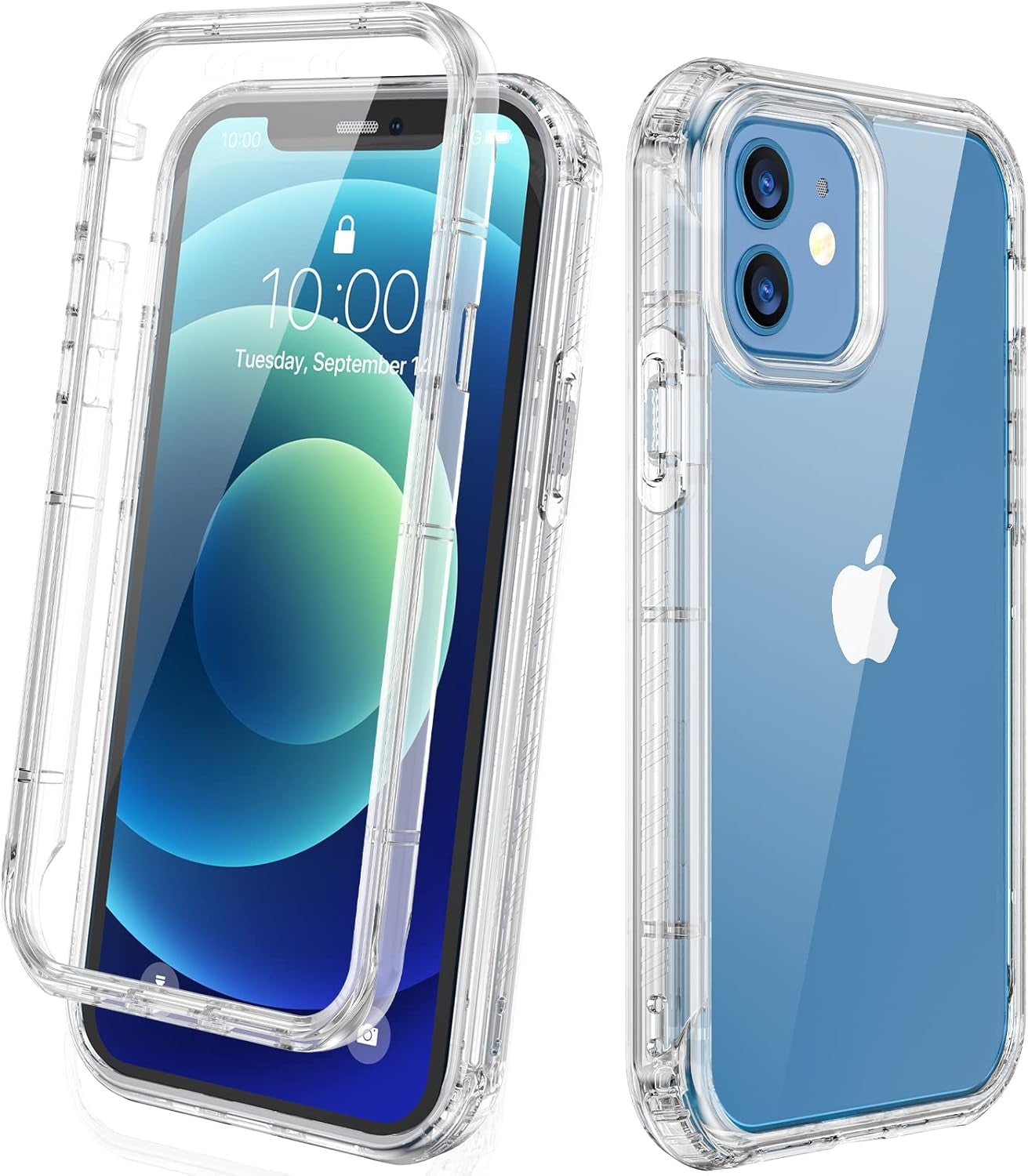 Diaclara Magnetic Designed for Iphone 17 Pro Max Case Full Body Bumper,[Compatible with Magsafe] Military Drop Proof Cover with Built-In Touch Sensitive Anti-Scratch Screen Protector,Orange