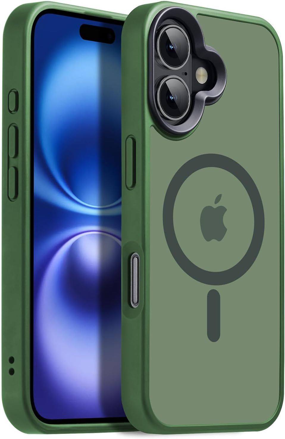 For Iphone 17 Pro Max Case with Camera Lens Protector[10Ft Military-Grade Protection] Compatible with Fit Magsafe Shockproof Slim Thin Cover Case for Iphone 17 Pro Max 6.9 Inch, Orange Bumper