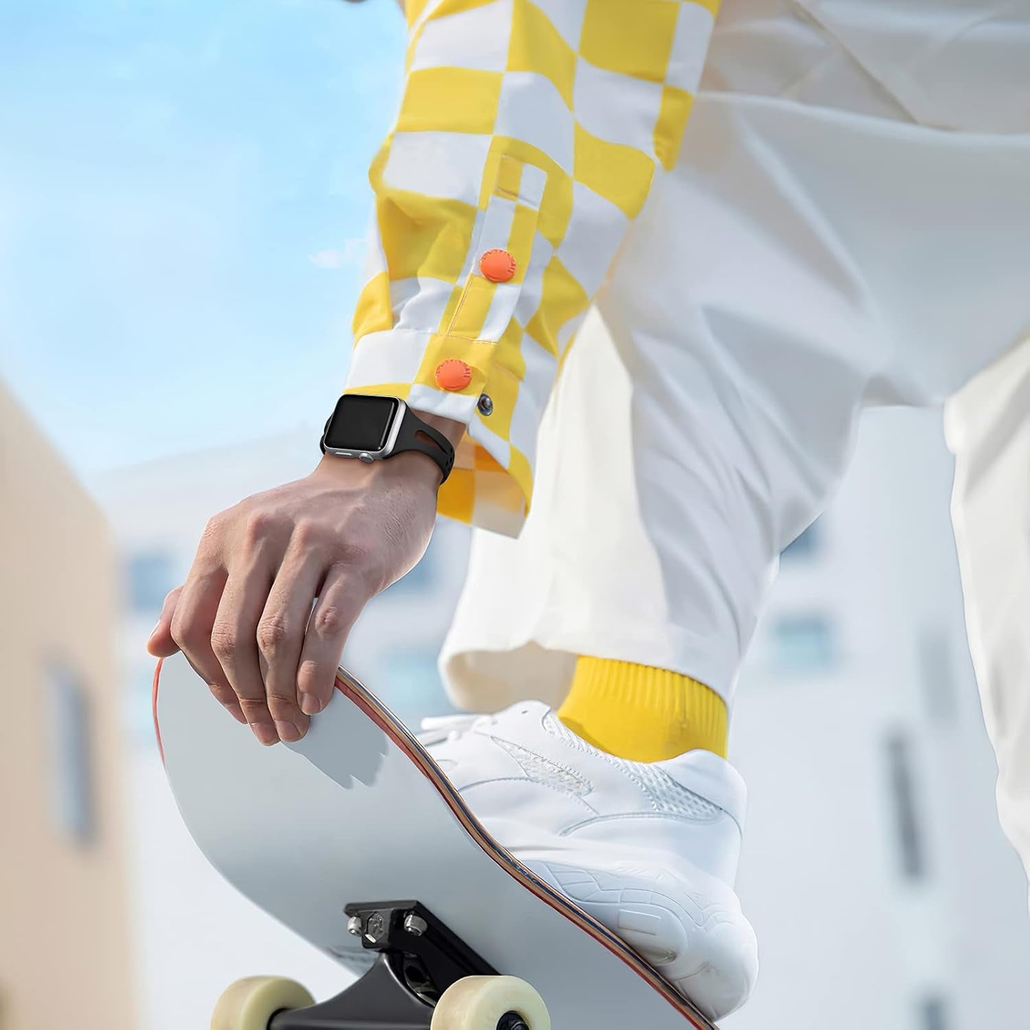 Getino Compatible with Apple Watch Bands 38Mm 40Mm 42Mm 44Mm Iwatch Band for Women Men, Soft Durable Breathable Thin Slim Narrow Band for Iwatch Series SE 6 5 4 3 2 1