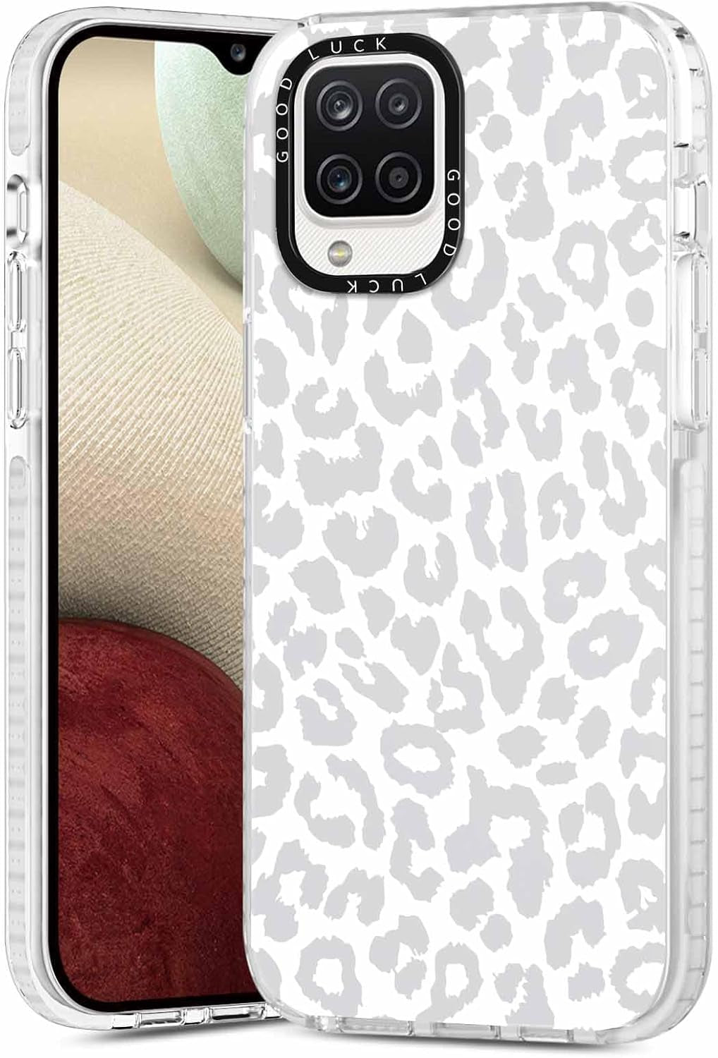 2 Pack Cheetah Cases for Samsung Galaxy A53 5G 6.5 Inch Phone Case,Fashion Leopard Patterns Aesthetic Clear Funda with Shockproof Protection Silicone Soft TPU Cover for Girls Women