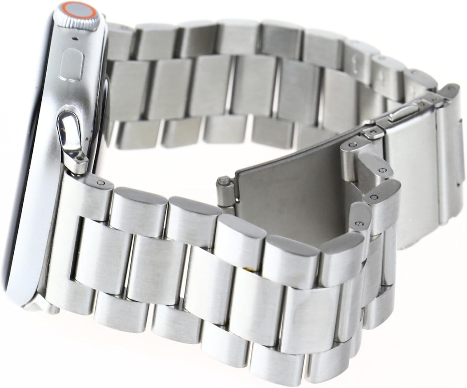 Band Compatible with Apple Watch Band 41Mm 40Mm 38Mm Premium Stainless Steel Metal Replacement Strap Compatible with Apple Watch Series 9 8 7 6 5 4 3 2 1 SE