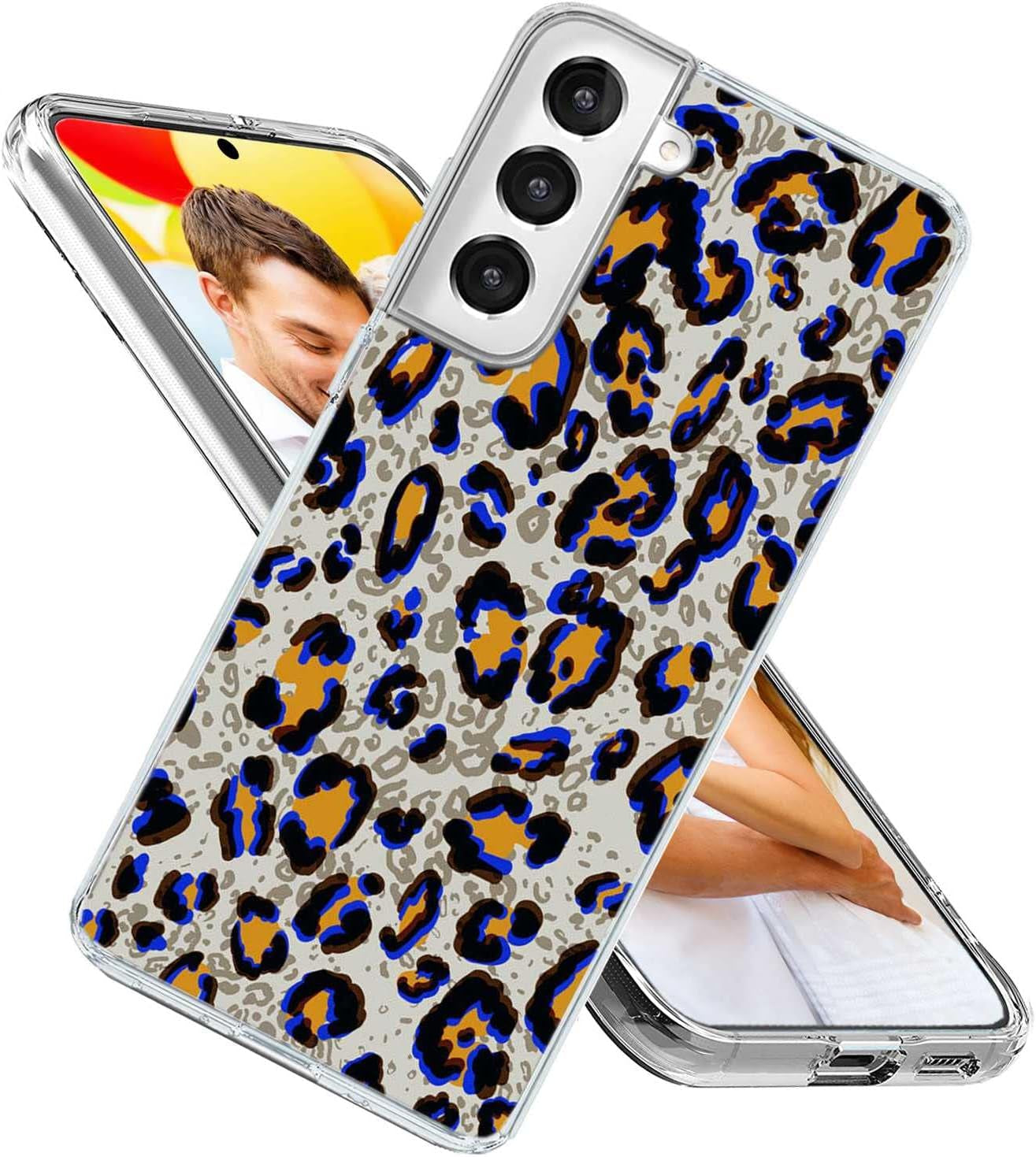 For Galaxy S22 plus Case,Samsung S22 plus Case for Girl Women Men, Shockproof Slim Soft TPU Clear Protective Phone Case Cover with Design for Galaxy S22+,Funny Sports Design Brown Football