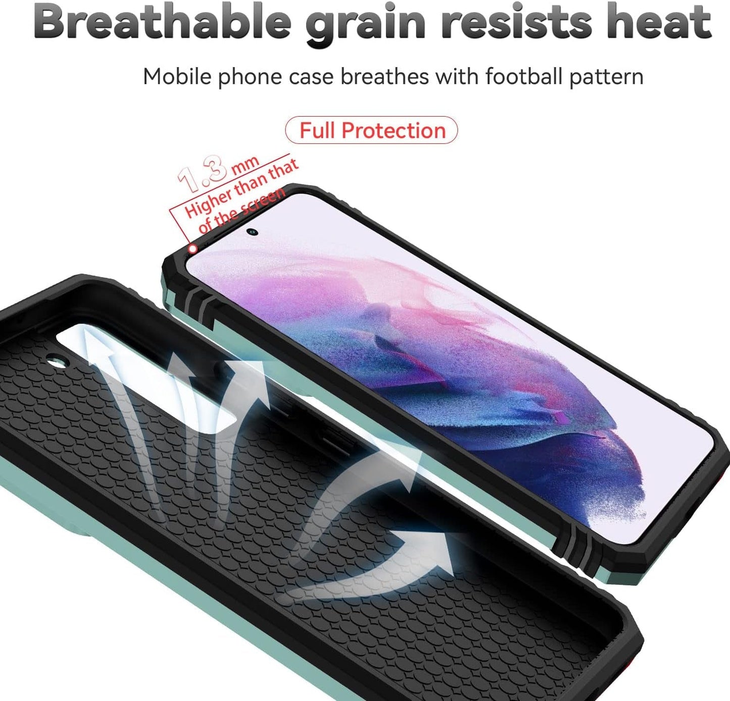 For Samsung Galaxy S22 plus Case,With Camera Lens Cover HD Screen Protector,[Military Grade] Ring Car Mount Kickstand Hybrid Hard PC Soft TPU Shockproof Protective Case for Galaxy S22 Plus, Green