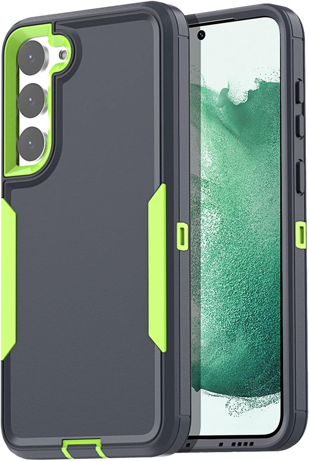 Aicase Case for Samsung Galaxy S22 Plus,Support Magnetic Car Mount Heavy Duty 2-Layer Pocket-Friendly Durable Military Grade Protection Shockproof/Drop Proof Protective Cover for S22 Plus_3