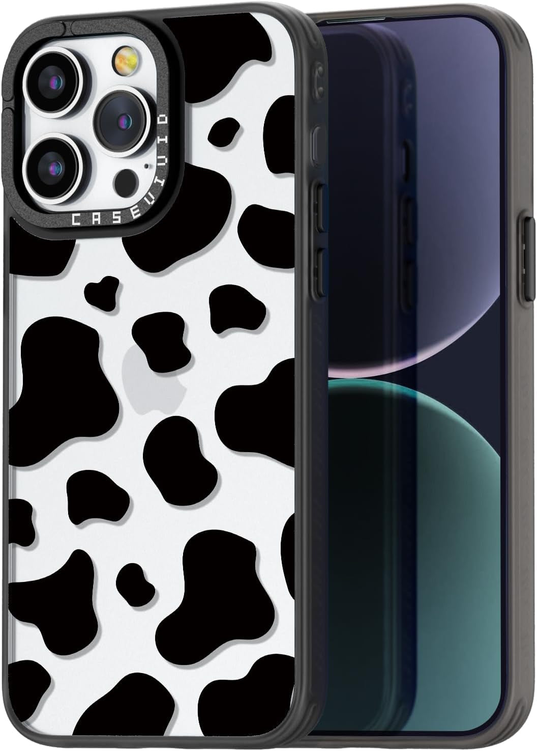 Casevivid Compatible for Iphone 15 Pro Case Cute Aesthetic - Durable Fashion Funny Phone Case - Girly Butterfly Pattern Print Cover Design for Woman Girl 6.1 Inches Black  CASEVIVID   