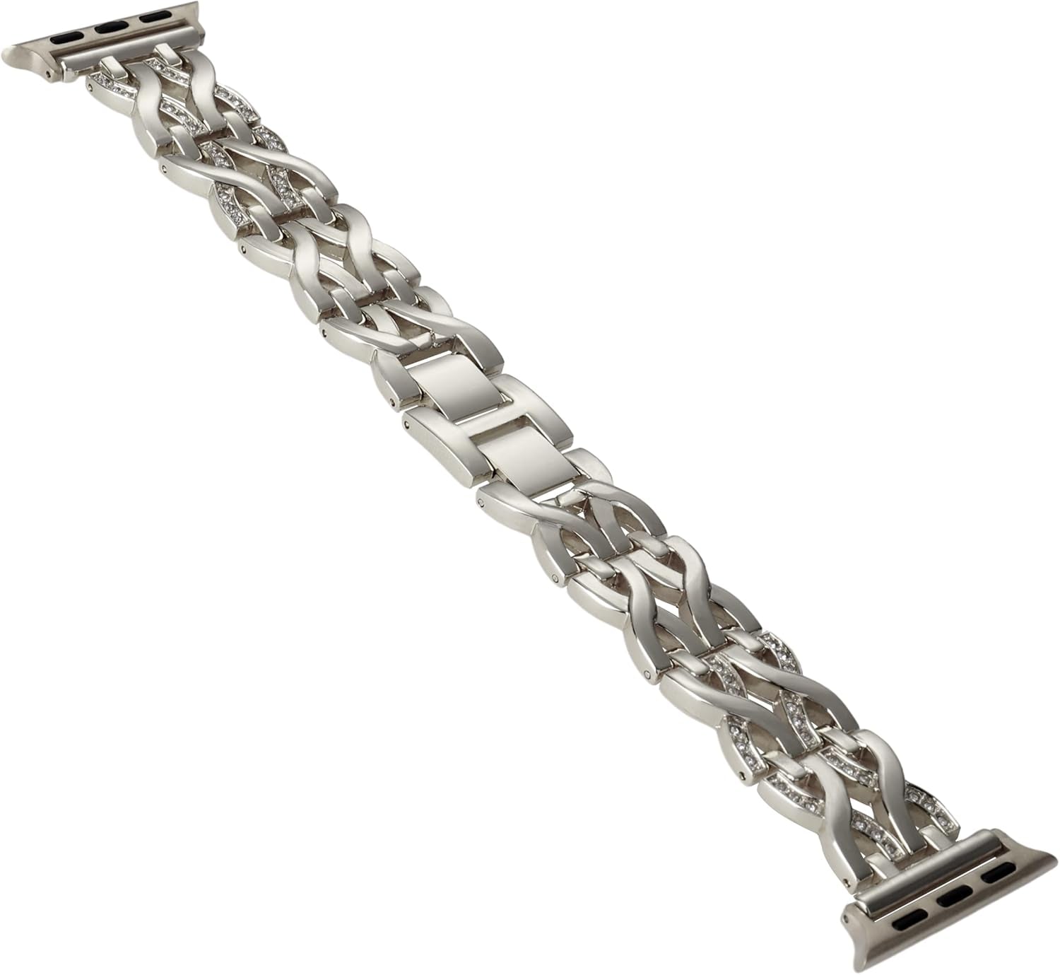 Bling Crystal Metal Bands Compatible with Apple Watch Band 38Mm 40Mm 41Mm 42Mm 44Mm 45Mm 49Mm, Dressy X-Link Strap Jewelry Bracelet for Iwatch Series 9 8 7 6 5 4 3 2 1 SE Ultra