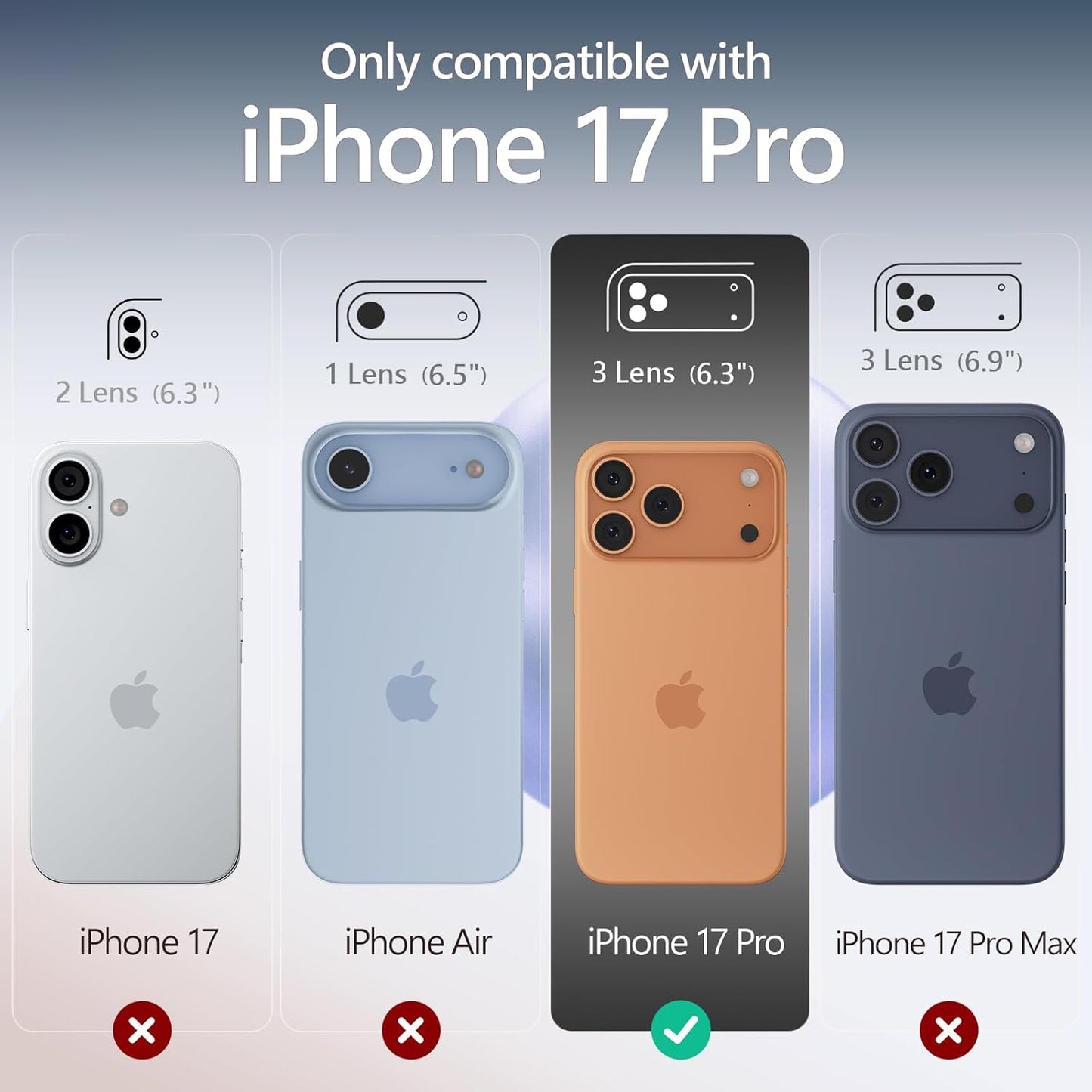 Firenova Magnetic for Iphone 17 Pro Case, Compatible with Magsafe, [Integrated Silicone Camera Control Button] [Camera Protection] Anti-Scratch Microfiber Lining Phone Case, 6.3", Black