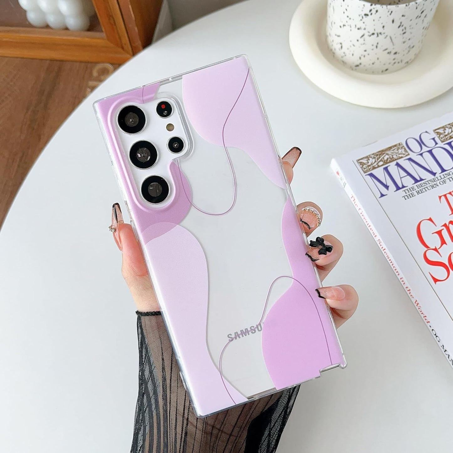 DEFBSC Compatible with Samsung Galaxy S22 Case, Soft Shaped Art Design with Built-In Bumper Protective Phone Case, Cute Slim TPU Cover Designed for Samsung Galaxy S22 Case,Blue