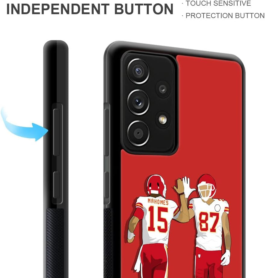 DJSOK Compatible with Samsung Galaxy A53 5G Case,Football A5 for Girl Men Drop Protection Pattern with Soft TPU Bumper Case for Samsung Galaxy A53 5G