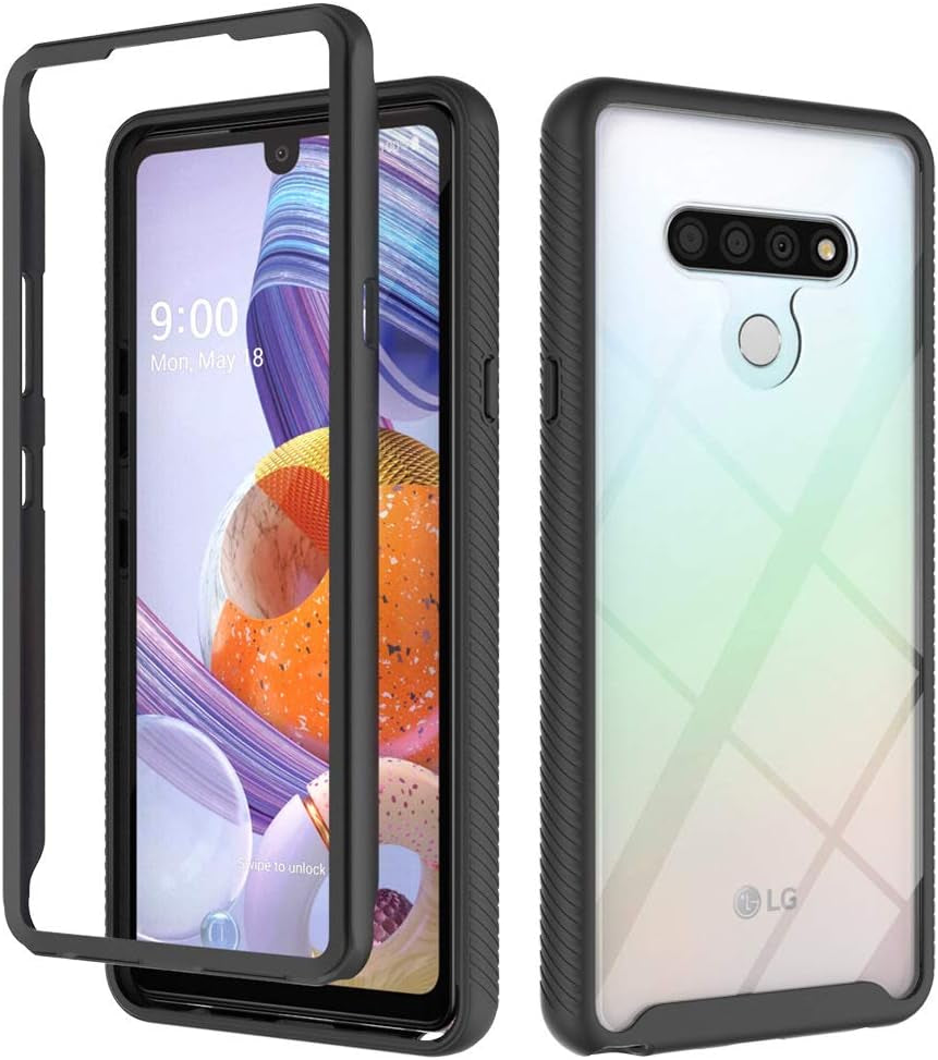 For Samsung Galaxy A14 5G Case Hybrid Drop Protection Clear Case Heavy Duty Hard Rugged Anti-Slip Bumper Anti-Scratch Armor Protective Phone Cover for Samsung Galaxy A14 Black