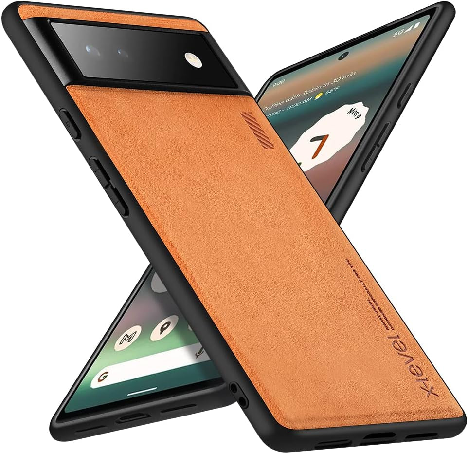 X-Level Google Pixel 8 Pro Case Drop Protective Thin Dual Layer Shockproof Bumper Phone Cases Full Body Rugged Hard PC Back Anti-Scratch Microfiber Surface with Grip with Soft Edge Slim Cover-Blue  pipilu Brown Pixel 6A 