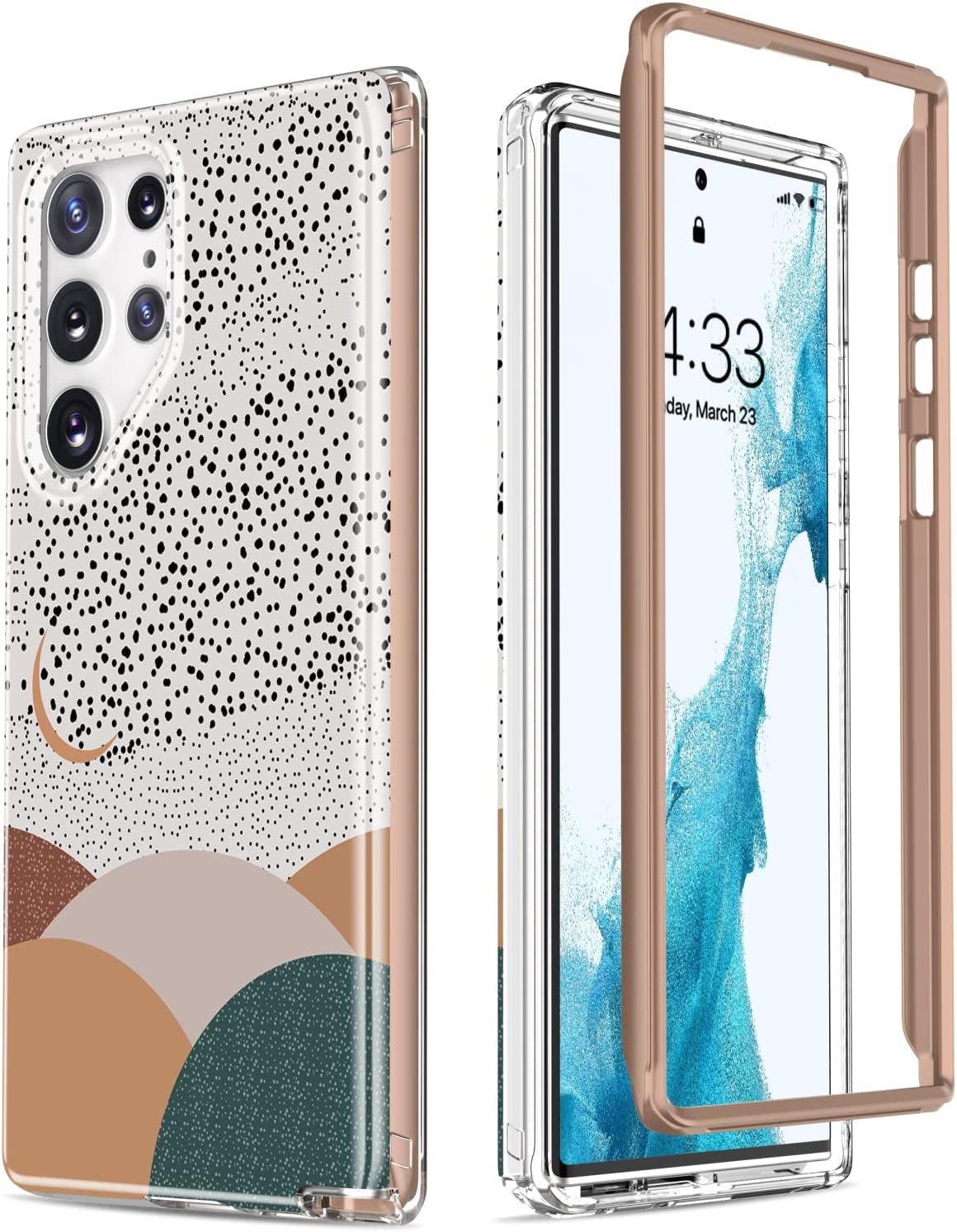 Esdot Compatible with Samsung Galaxy S22 Ultra Case,Passing 21Ft Drop Test,With Fashion Designs for Women Girls,Protective Phone Case for Galaxy S22 Ultra 6.8" Elegant Purple Marble