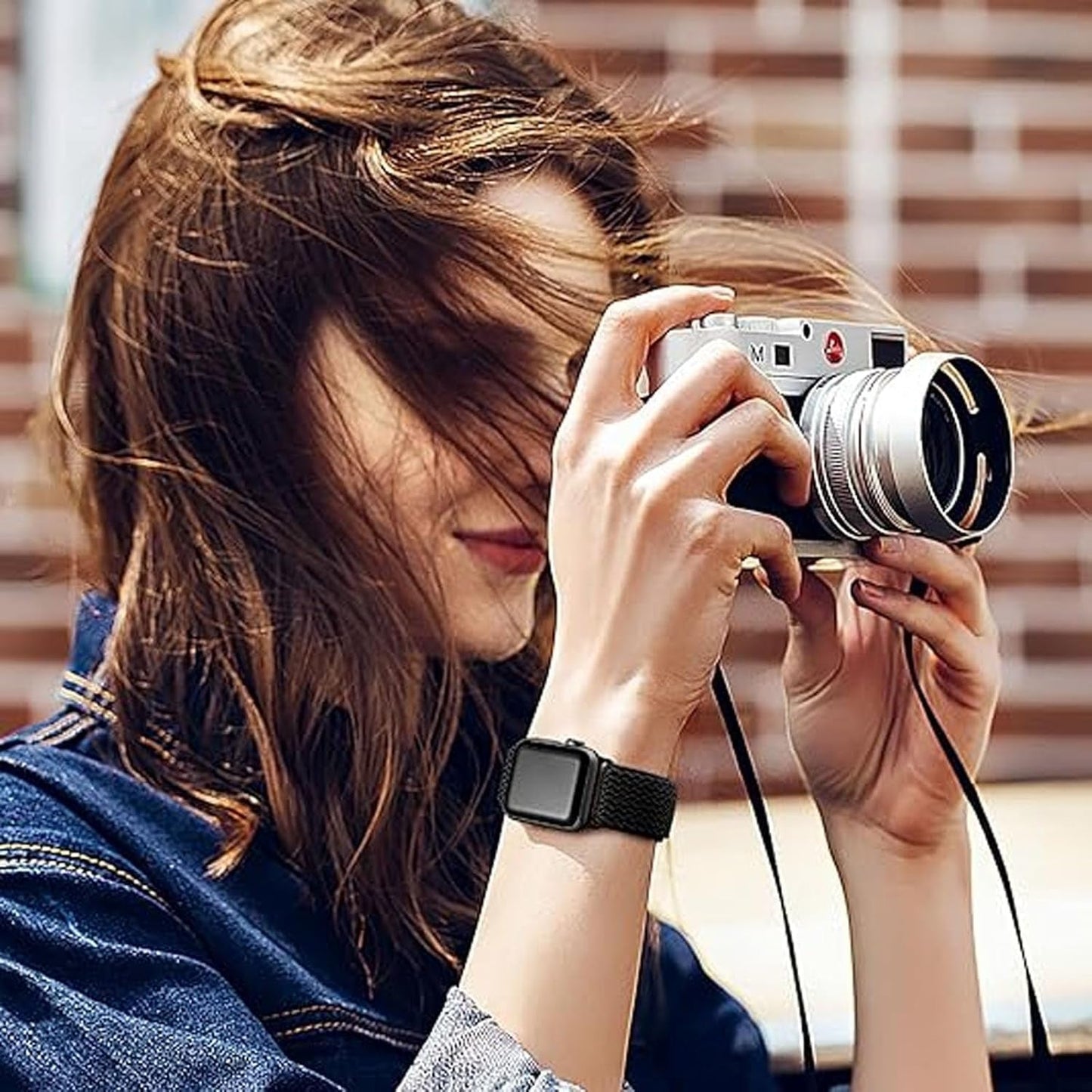 Brave Straps for Apple Watch Series 9-1 SE11, 38/40/41Mm, Lilac Adjustable Nylon Elastic Band