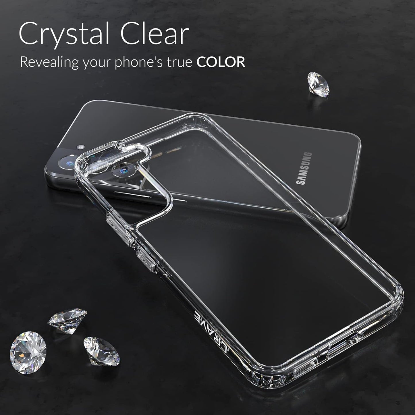 Crave Clear Guard for Galaxy S22 Case, Shockproof Case for Samsung Galaxy S22 (6.1 Inch)